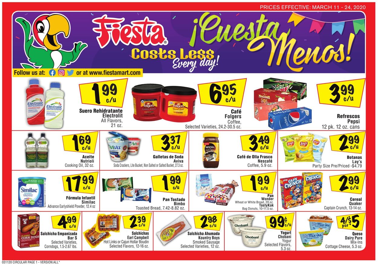 Fiesta Mart Weekly Ad Circular - valid 03/11-03/24/2020