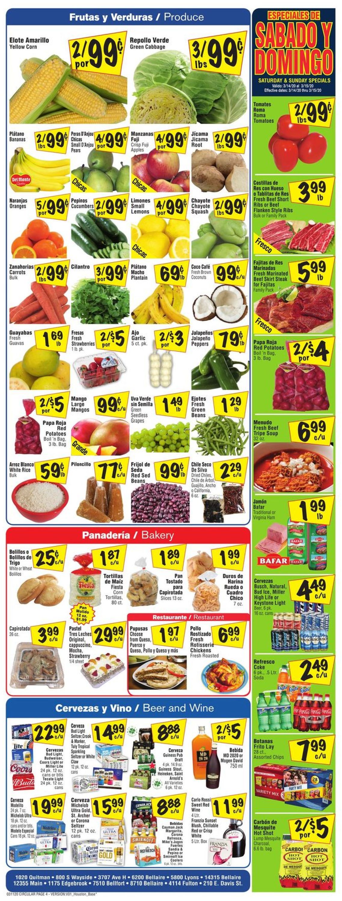 Fiesta Mart Weekly Ad Circular - valid 03/11-03/17/2020 (Page 4)