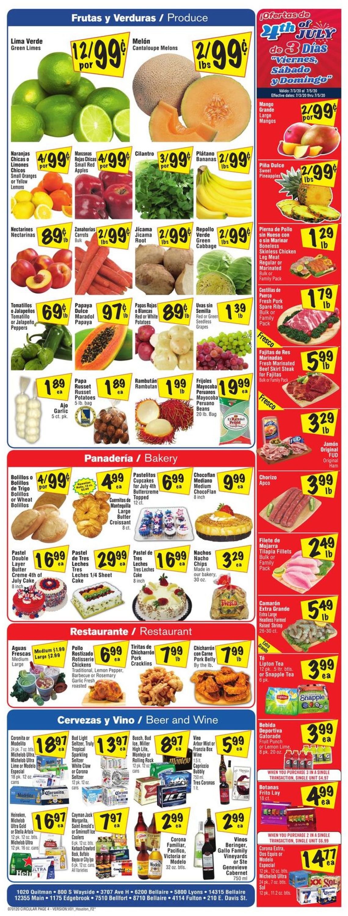 Fiesta Mart Weekly Ad Circular - valid 07/01-07/07/2020 (Page 4)