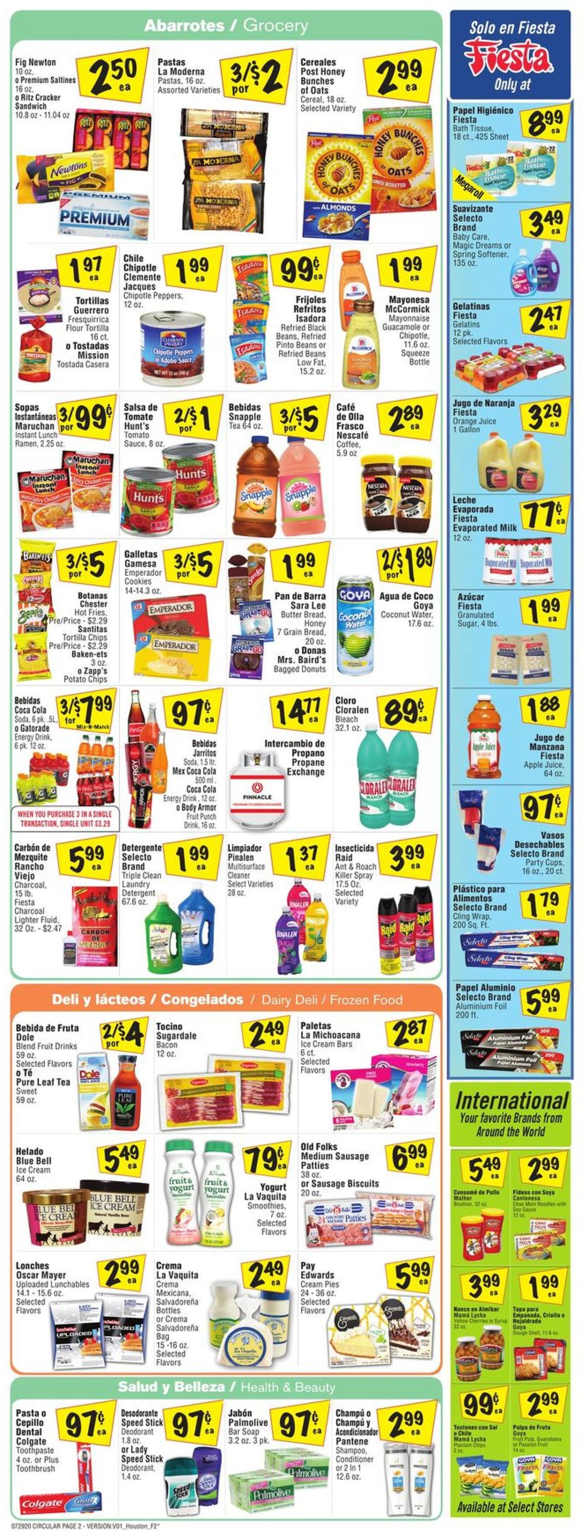 Fiesta Mart Weekly Ad Circular - valid 07/29-08/04/2020 (Page 2)