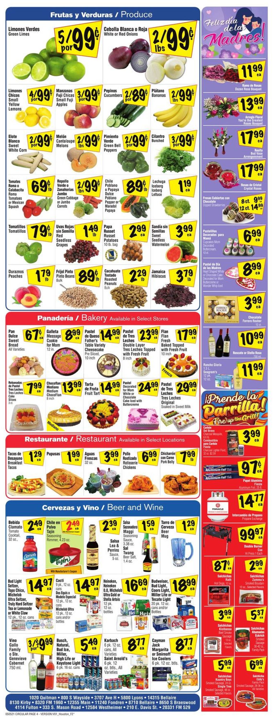 Fiesta Mart Weekly Ad Circular - valid 05/05-05/11/2021 (Page 4)