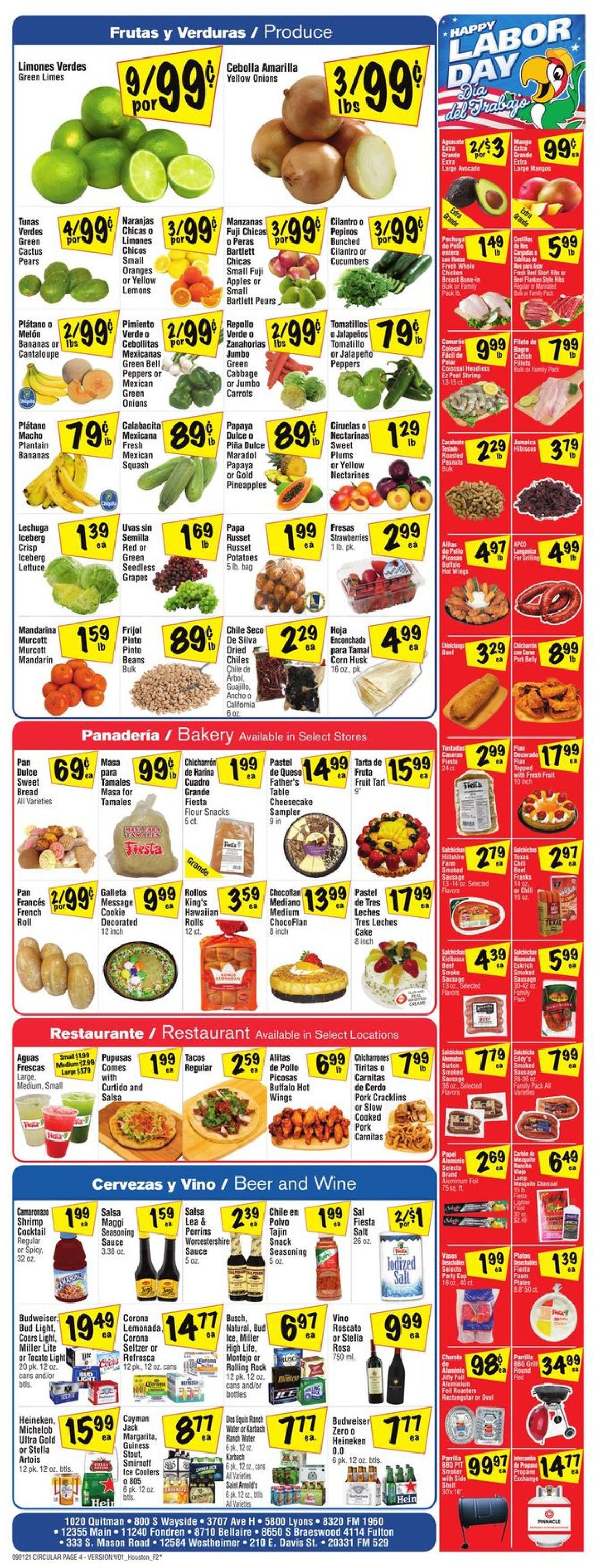 Fiesta Mart Weekly Ad Circular - valid 09/01-09/07/2021 (Page 4)