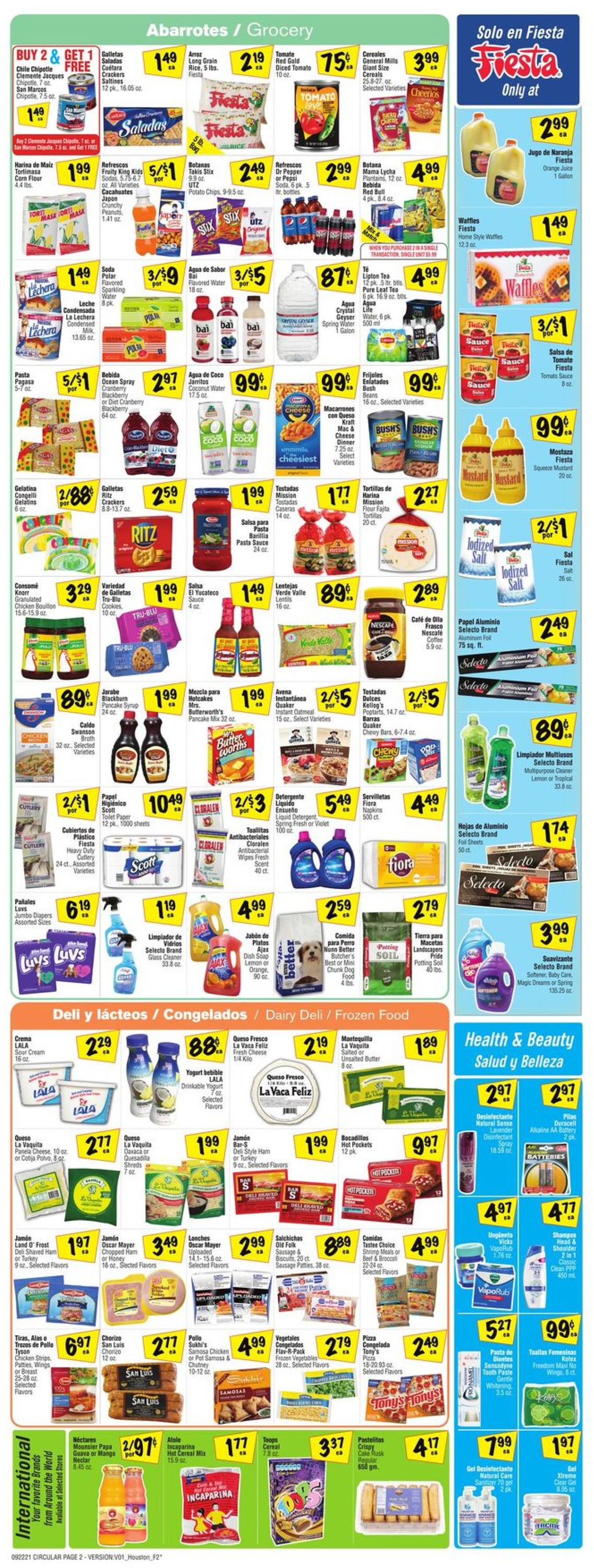 Fiesta Mart Weekly Ad Circular - valid 09/22-09/28/2021 (Page 2)