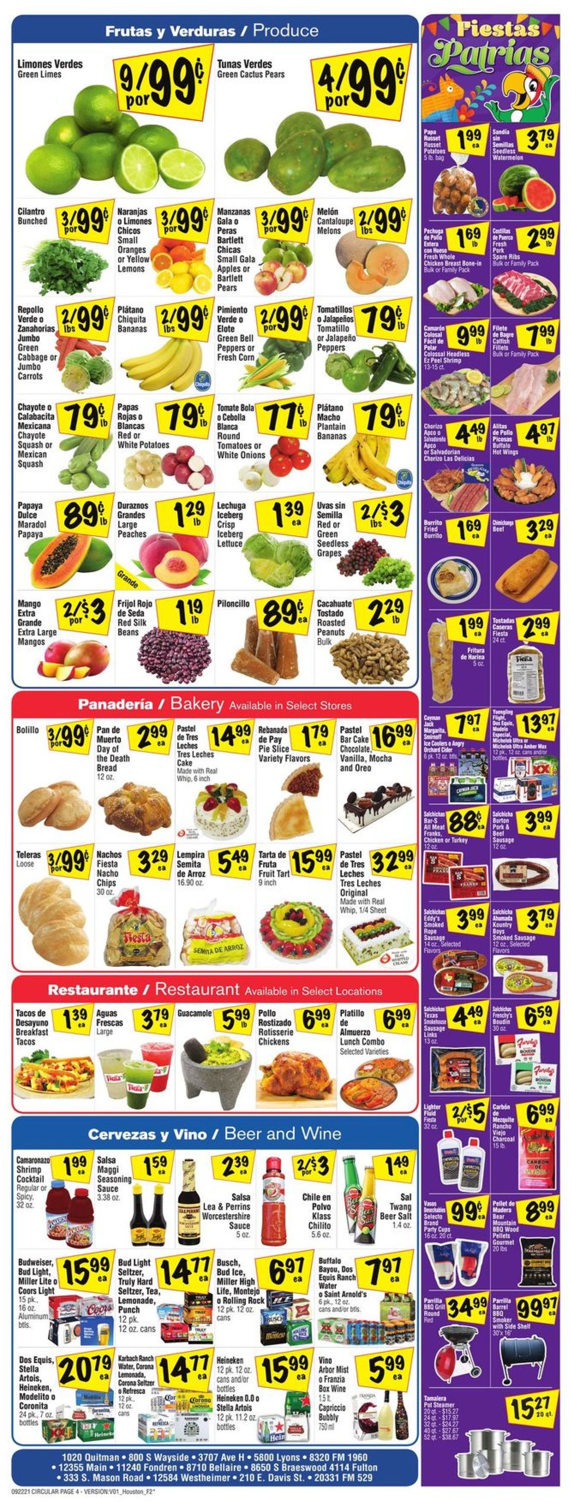Fiesta Mart Weekly Ad Circular - valid 09/22-09/28/2021 (Page 4)