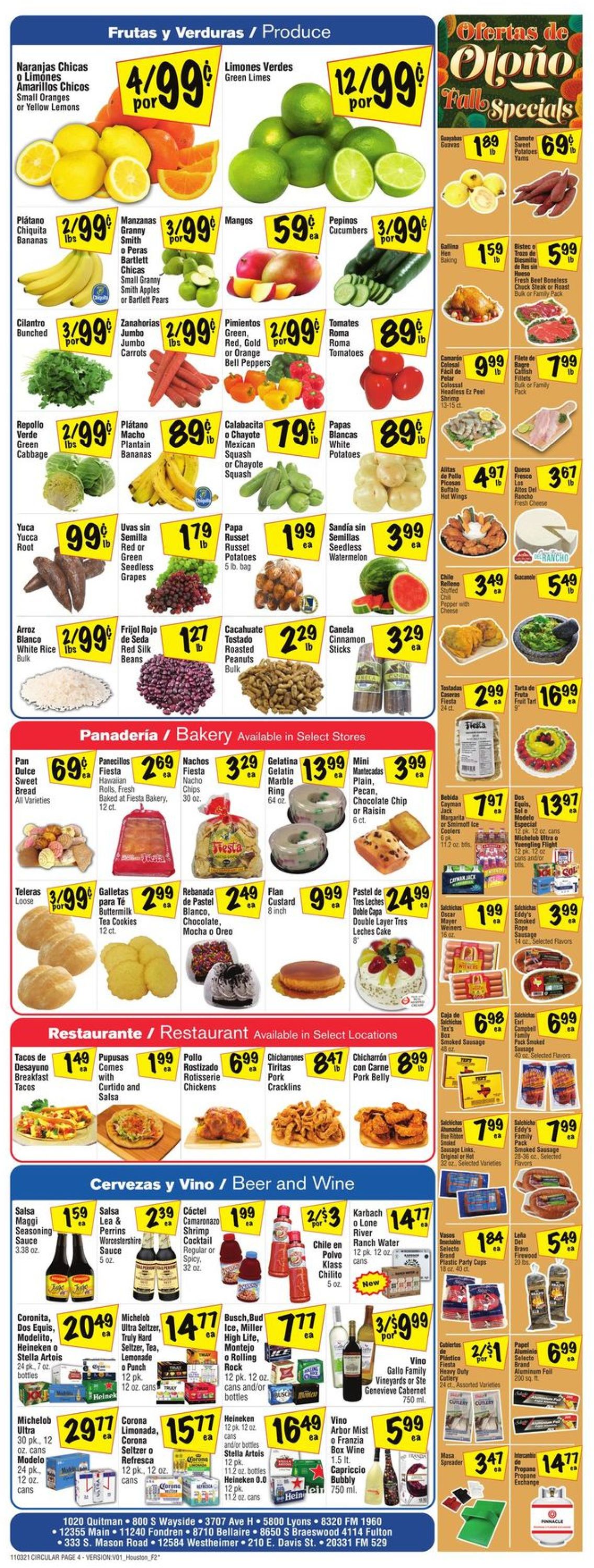 Fiesta Mart Weekly Ad Circular - valid 11/03-11/09/2021 (Page 4)