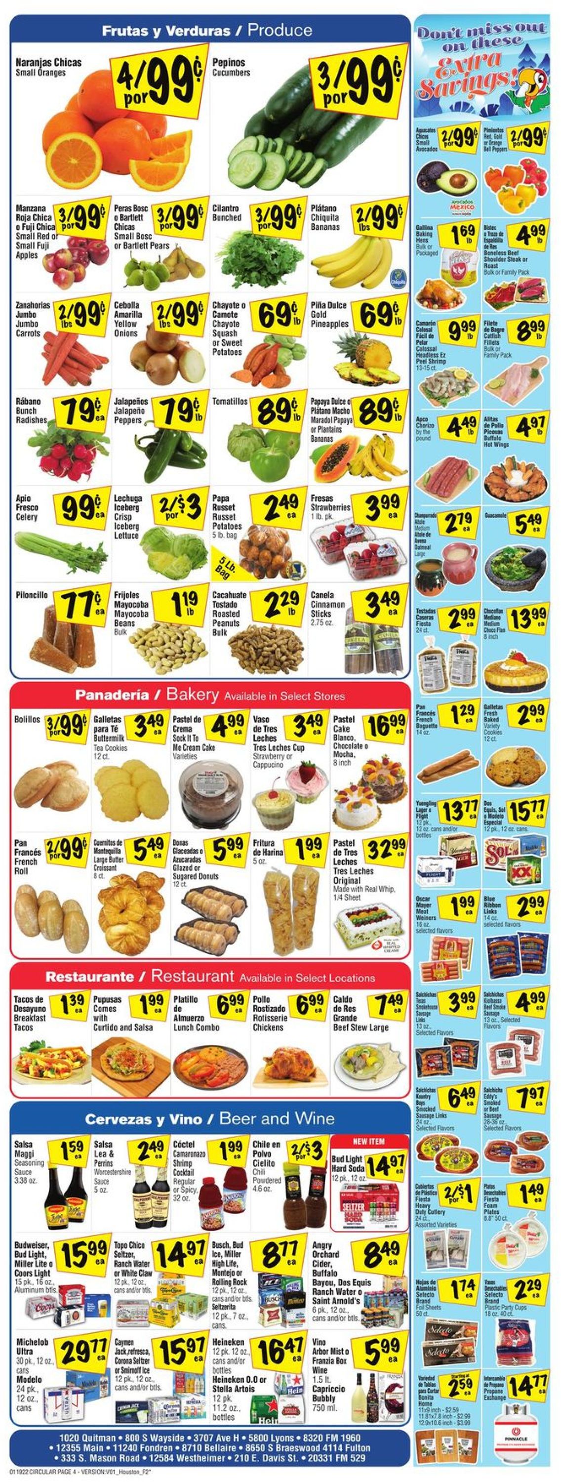 Fiesta Mart Weekly Ad Circular - valid 01/19-01/25/2022 (Page 4)