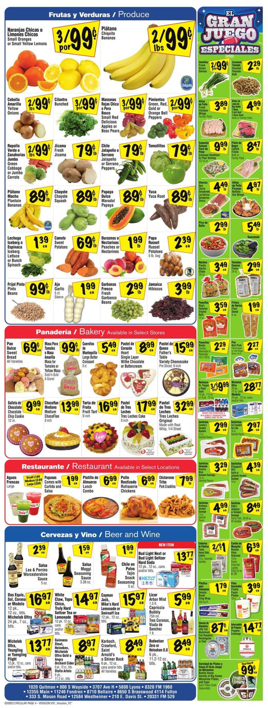 Fiesta Mart Weekly Ad Circular - valid 02/09-02/15/2022 (Page 4)