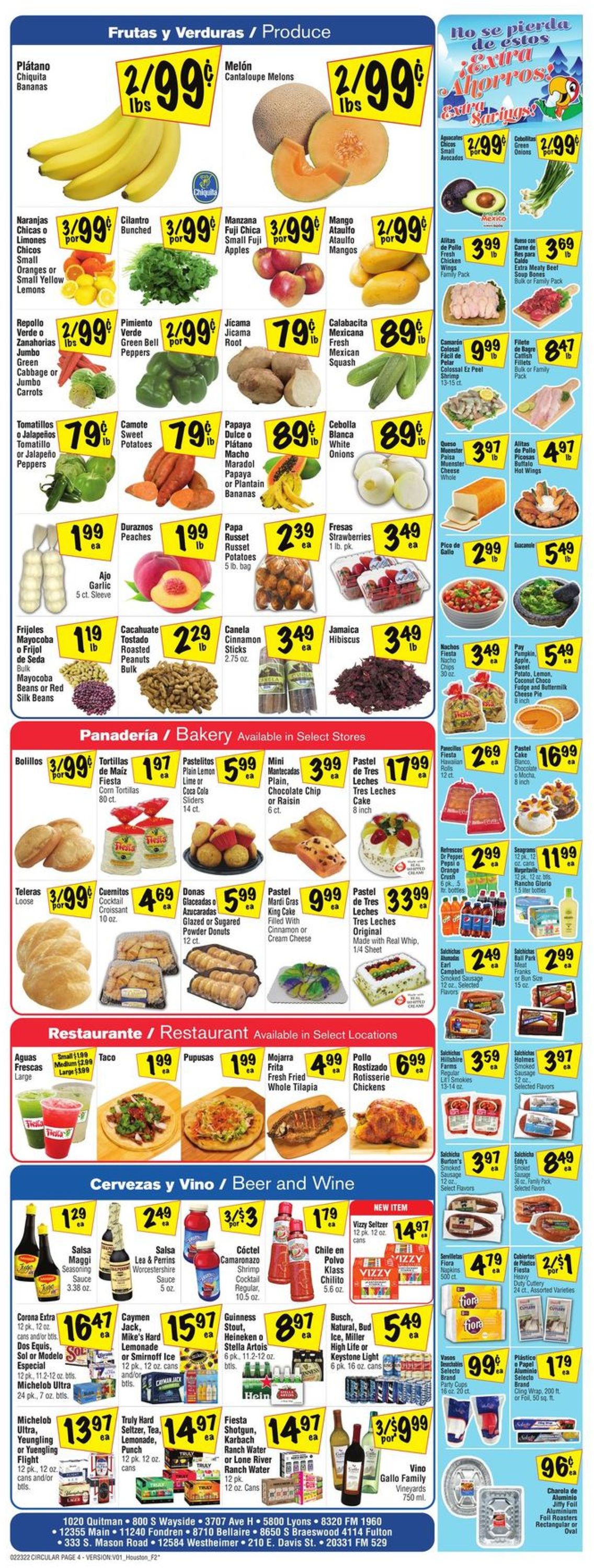 Fiesta Mart Weekly Ad Circular - valid 02/23-03/01/2022 (Page 4)