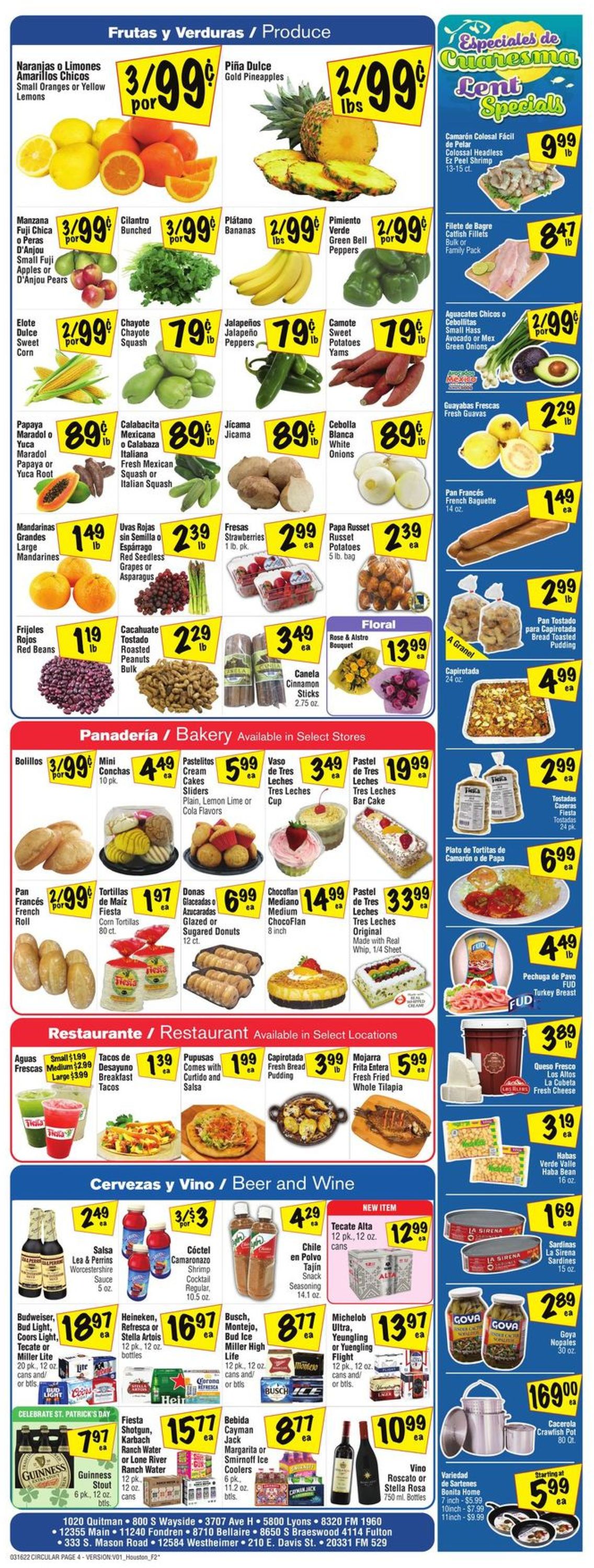 Fiesta Mart Weekly Ad Circular - valid 03/16-03/22/2022 (Page 4)