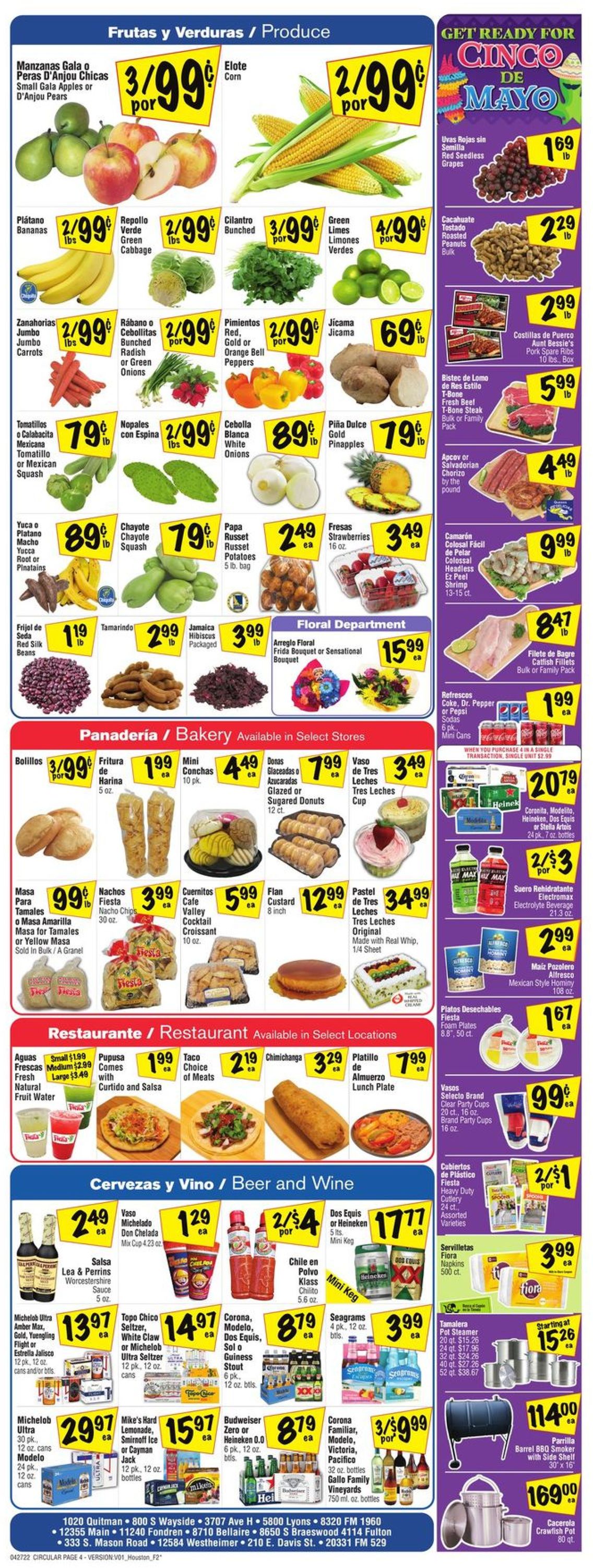Fiesta Mart Weekly Ad Circular - valid 04/27-05/03/2022 (Page 4)