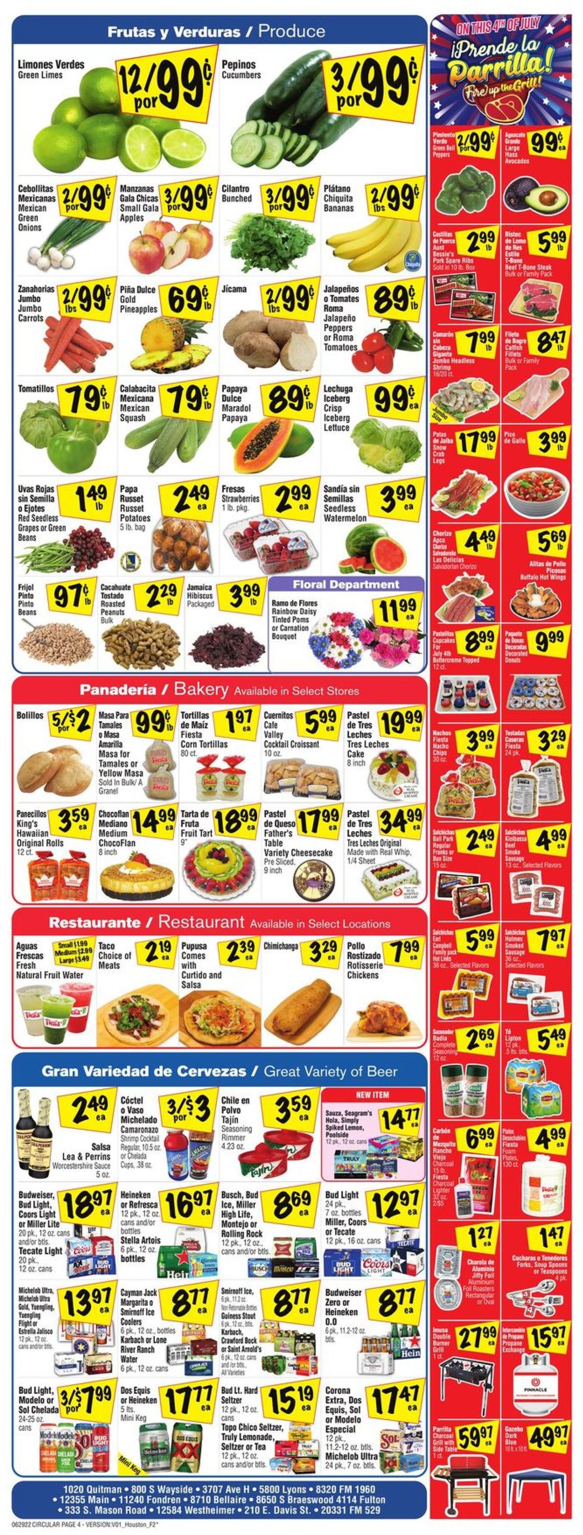 Fiesta Mart Weekly Ad Circular - valid 06/29-07/05/2022 (Page 4)