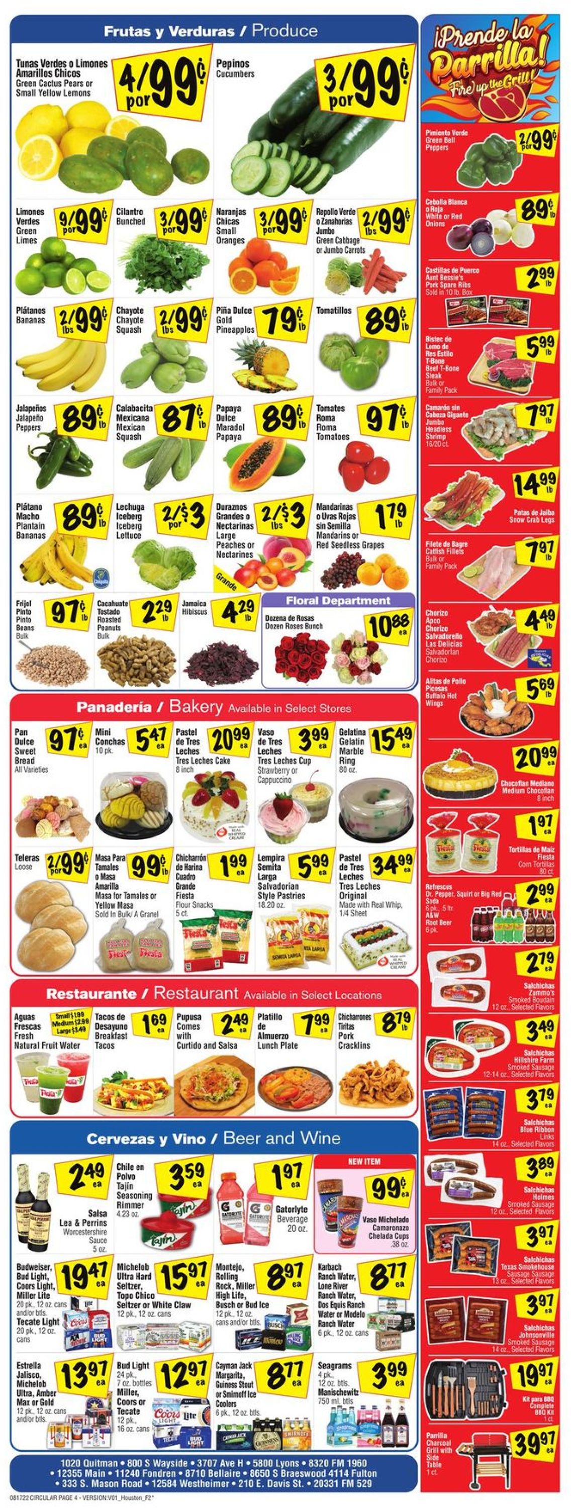 Fiesta Mart Weekly Ad Circular - valid 08/17-08/23/2022 (Page 4)