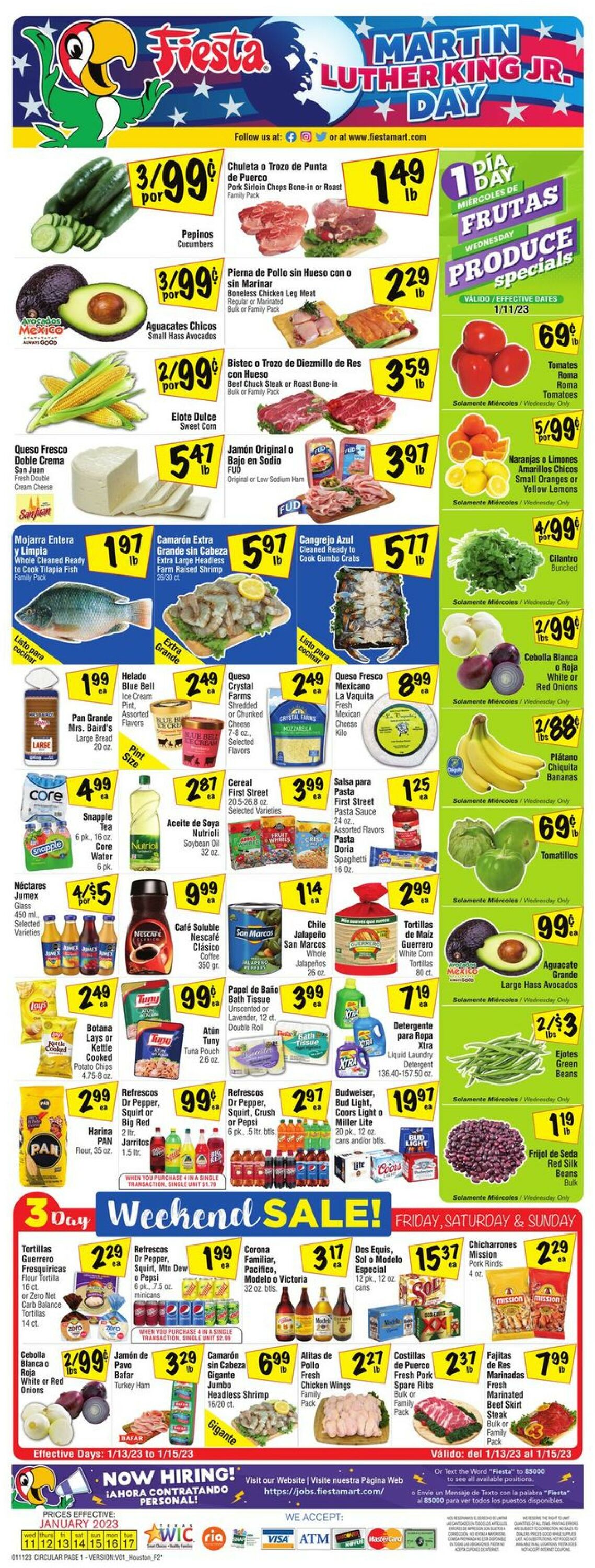 Fiesta Mart Weekly Ad Circular - valid 01/11-01/17/2023