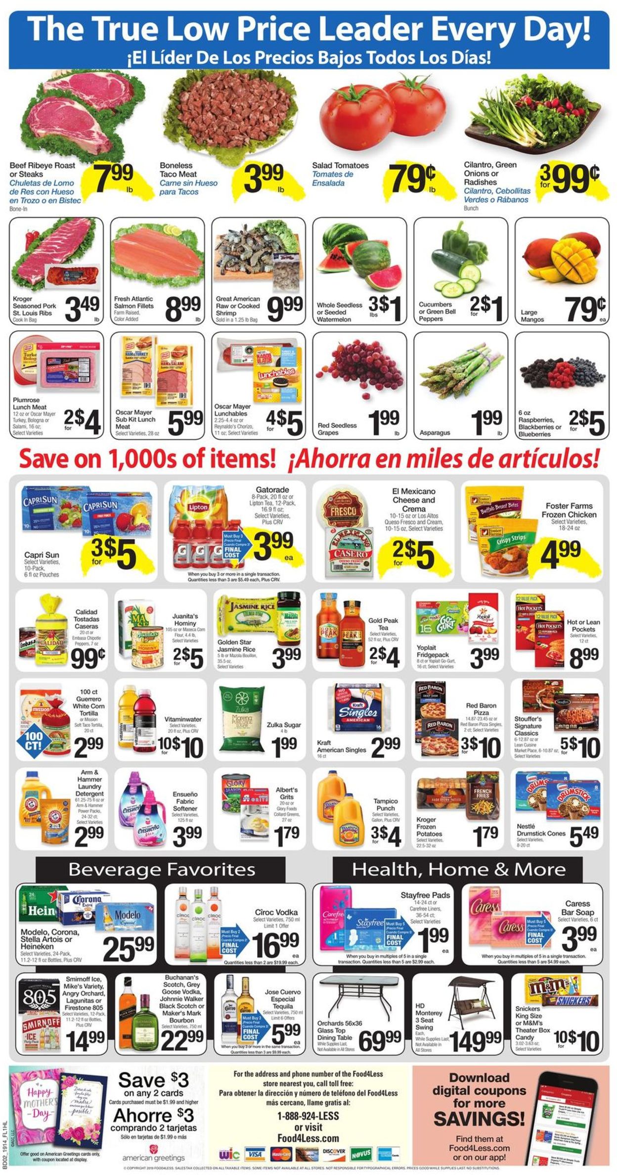 Food 4 Less Weekly Ad Circular - valid 05/08-05/14/2019 (Page 2)
