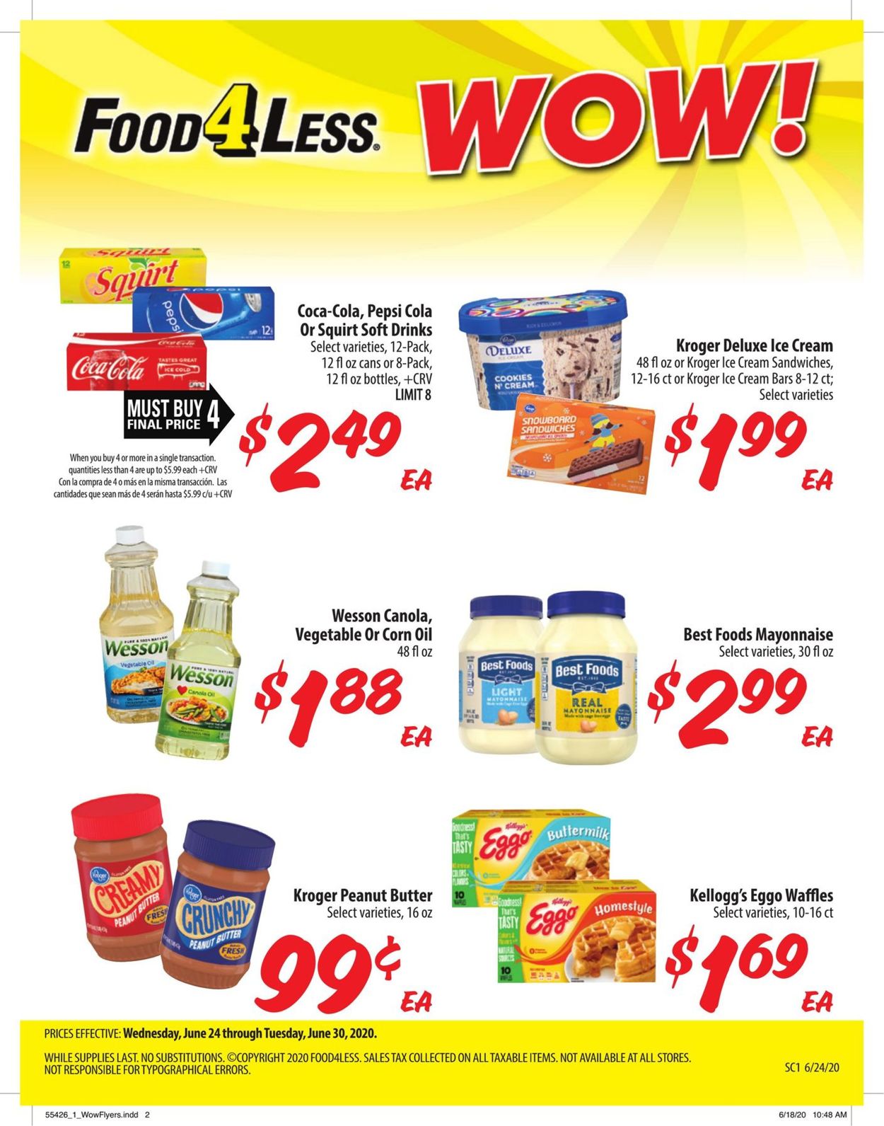 Food 4 Less Weekly Ad Circular - valid 06/24-06/30/2020 (Page 2)