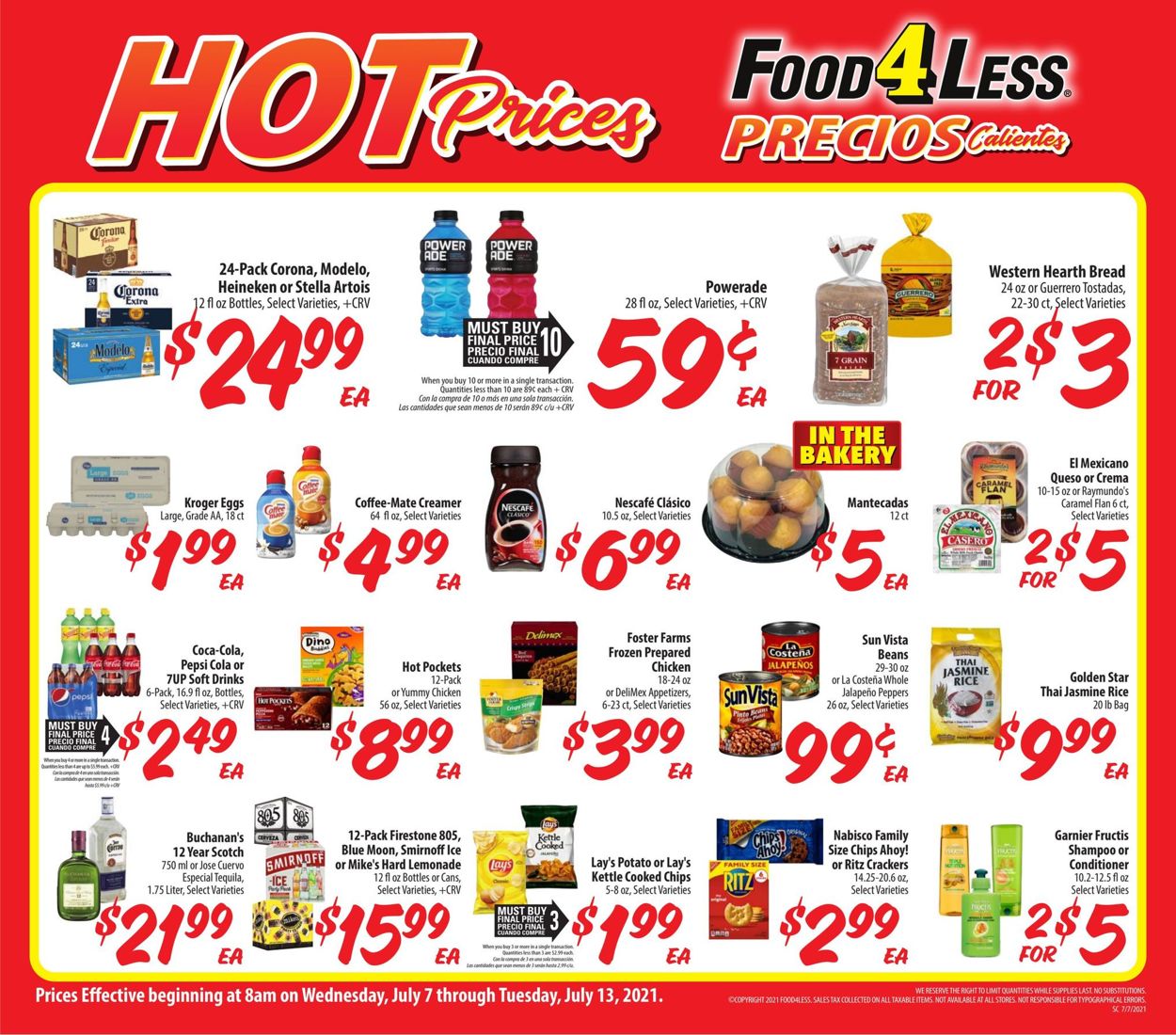 Food 4 Less Weekly Ad Circular - valid 07/07-07/13/2021 (Page 2)