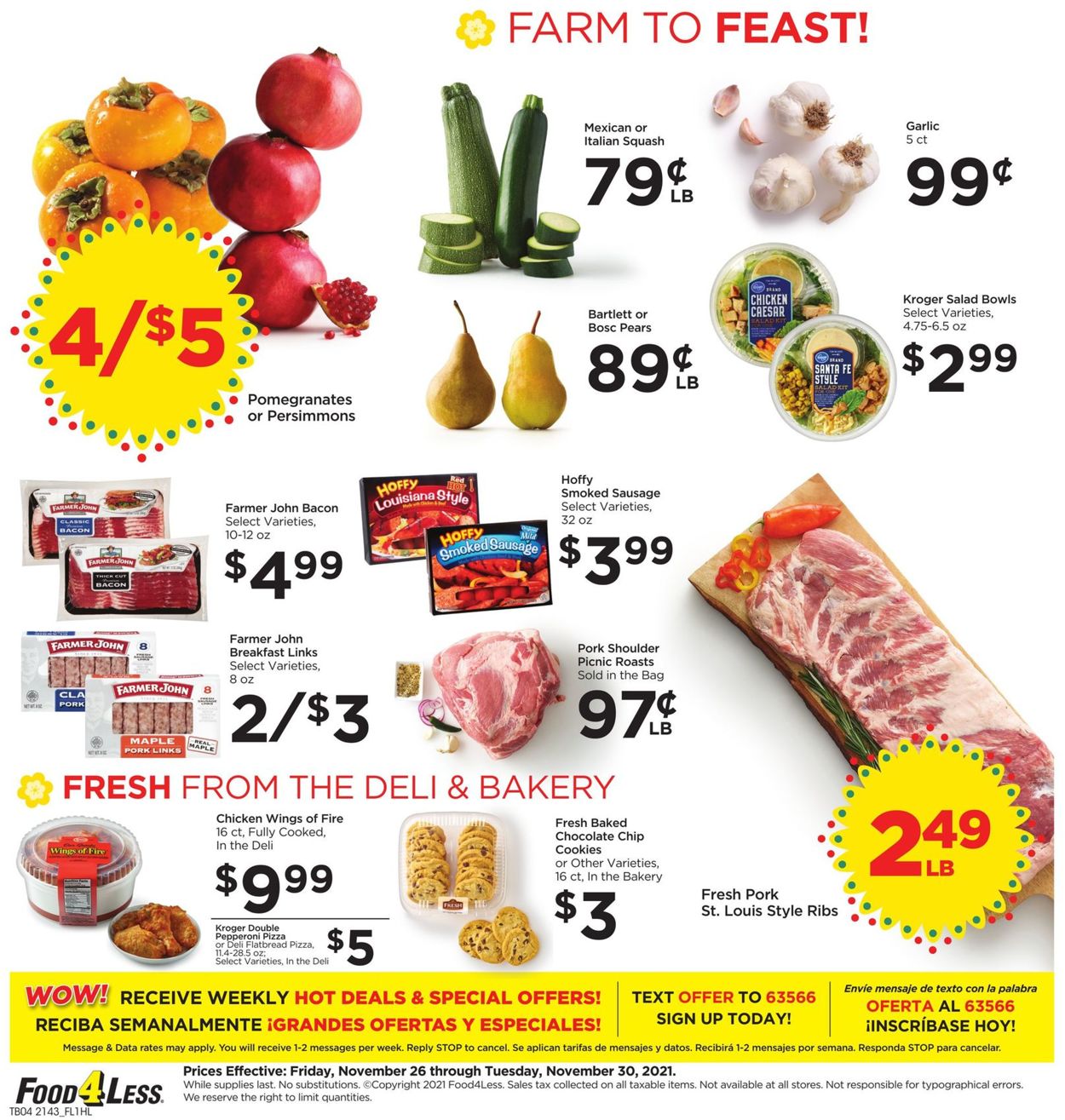 Food 4 Less Weekly Ad Circular - valid 11/26-11/30/2021 (Page 4)