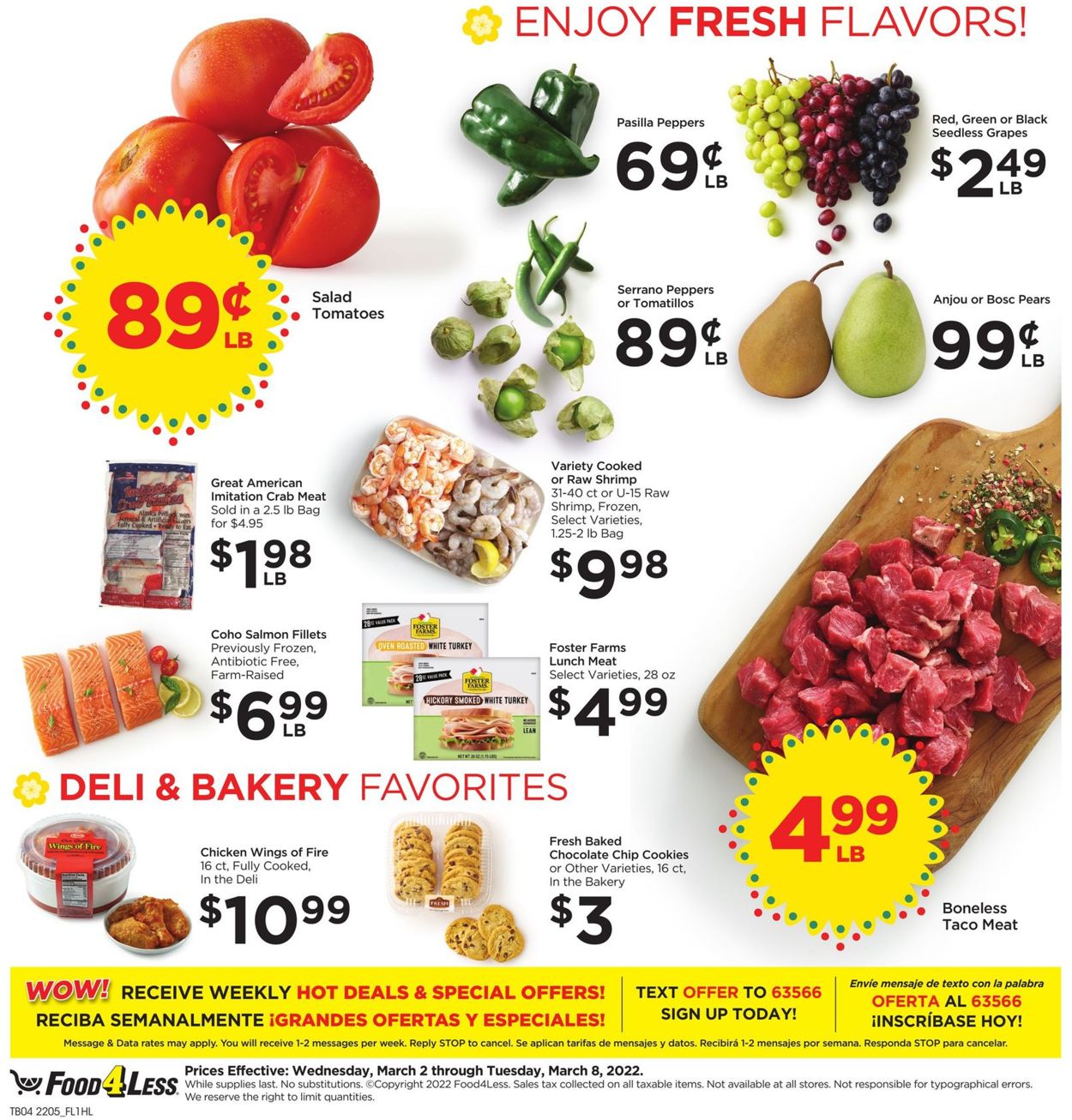 Food 4 Less Weekly Ad Circular - valid 03/02-03/08/2022 (Page 4)