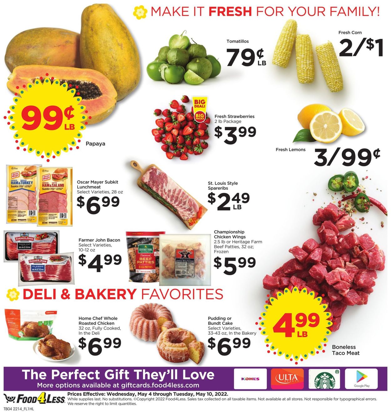 Food 4 Less Weekly Ad Circular - valid 05/04-05/10/2022 (Page 5)