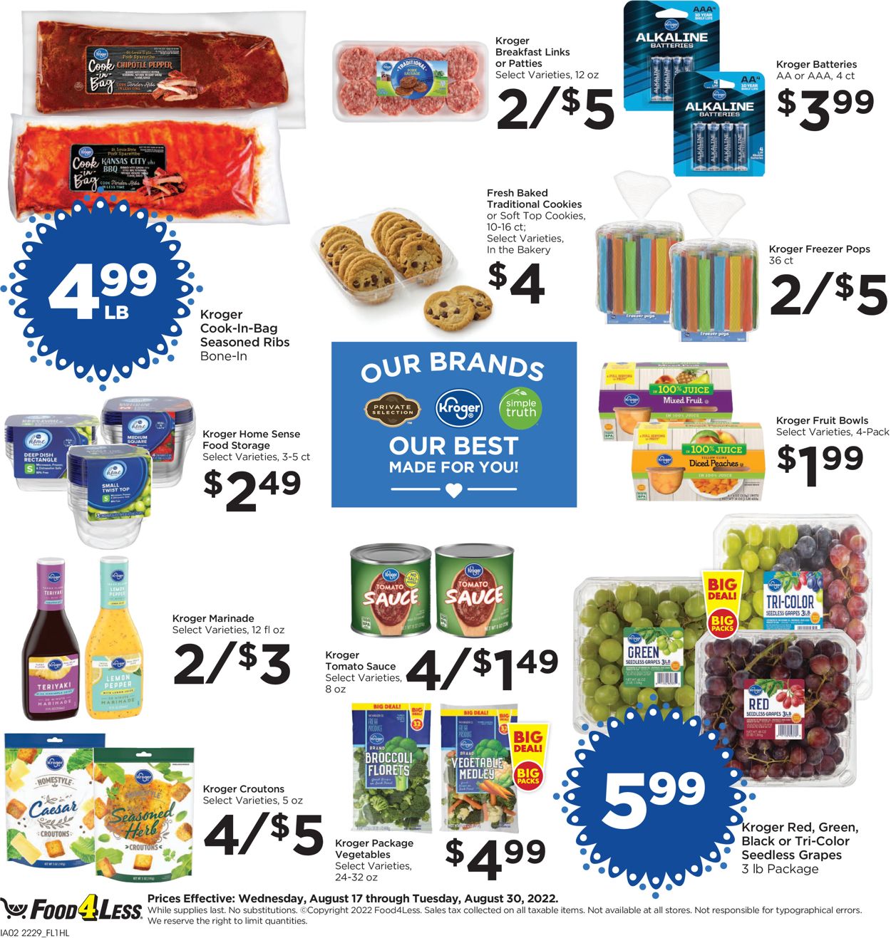 Food 4 Less Weekly Ad Circular - valid 08/17-08/23/2022 (Page 3)