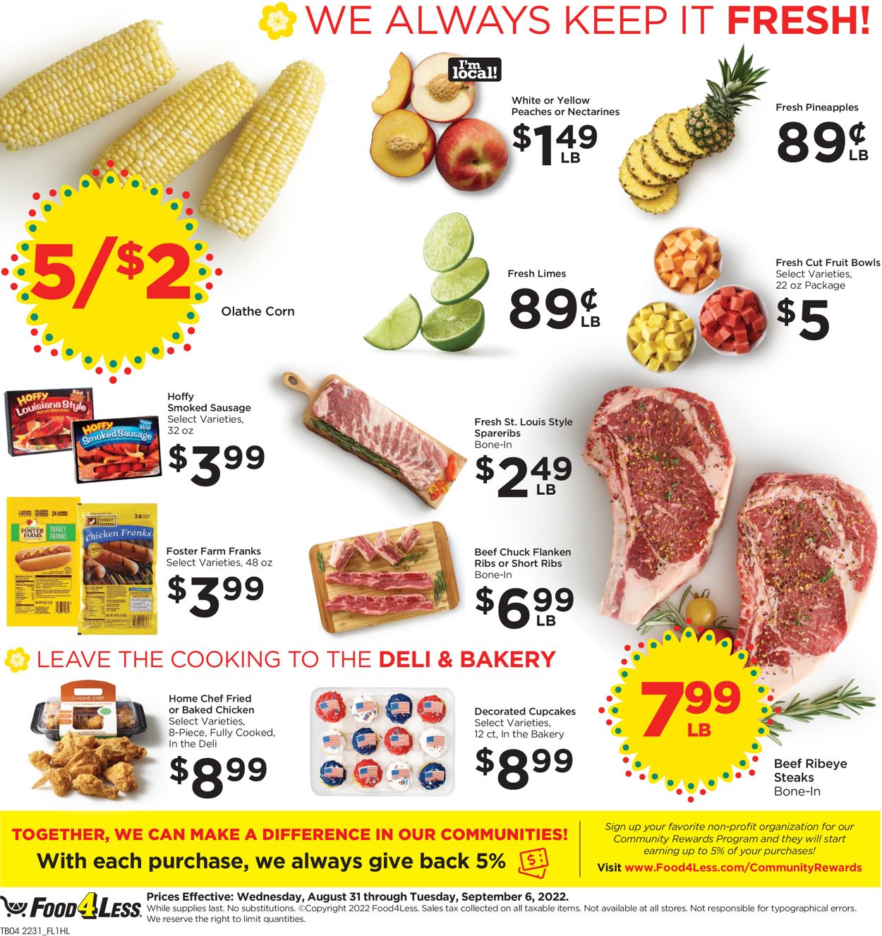 Food 4 Less Weekly Ad Circular - valid 08/31-09/06/2022 (Page 6)