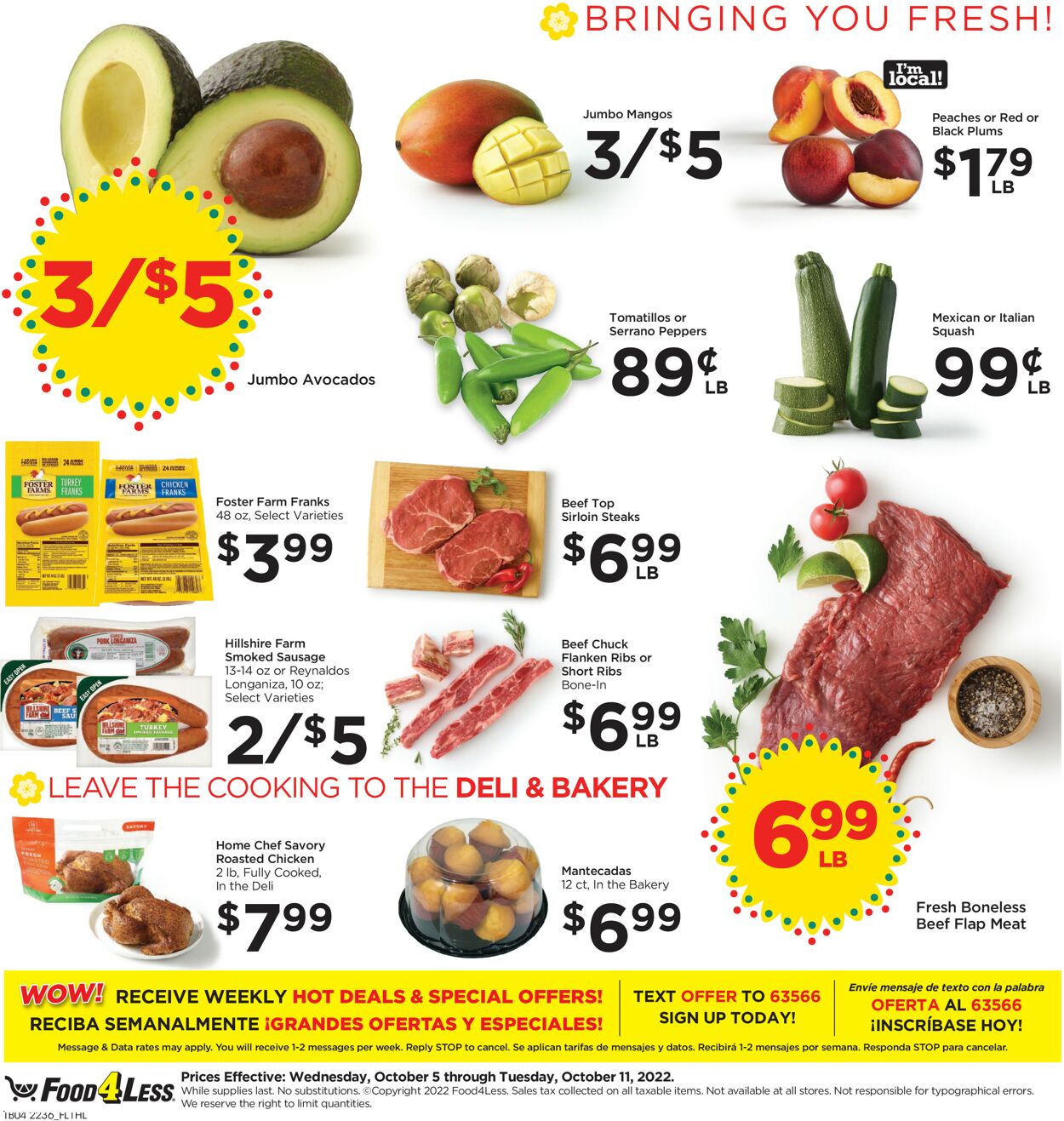 Food 4 Less Weekly Ad Circular - valid 10/05-10/11/2022 (Page 6)