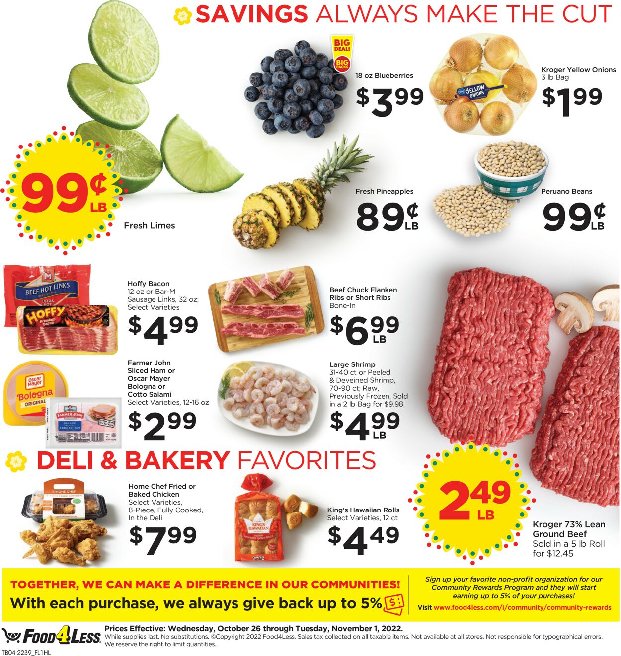 Food 4 Less Weekly Ad Circular - valid 10/26-11/01/2022 (Page 7)