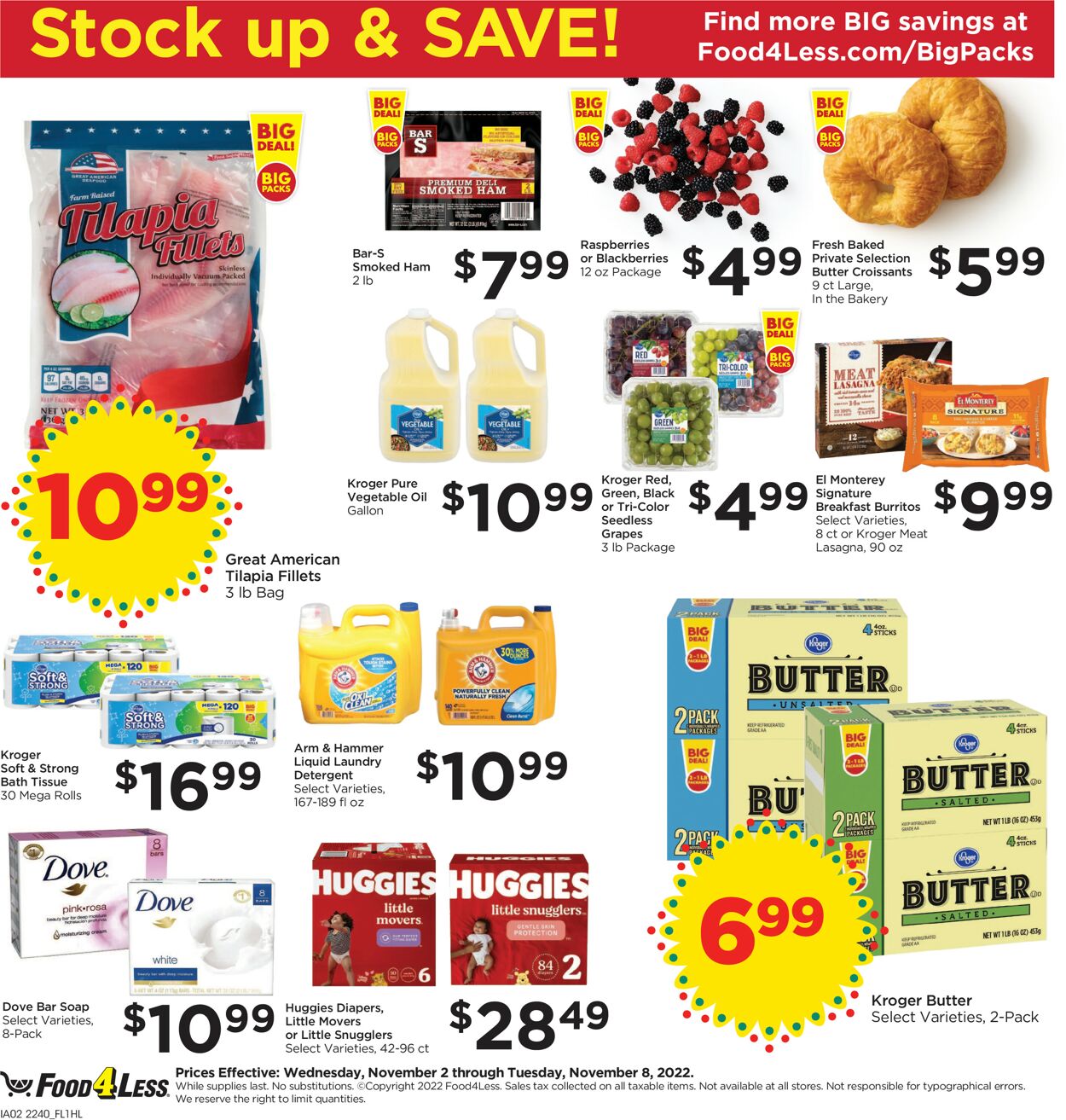 Food 4 Less Weekly Ad Circular - valid 11/02-11/08/2022 (Page 3)