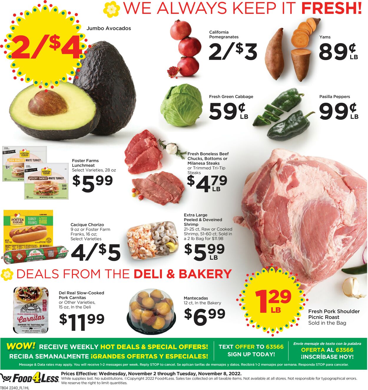 Food 4 Less Weekly Ad Circular - valid 11/02-11/08/2022 (Page 6)