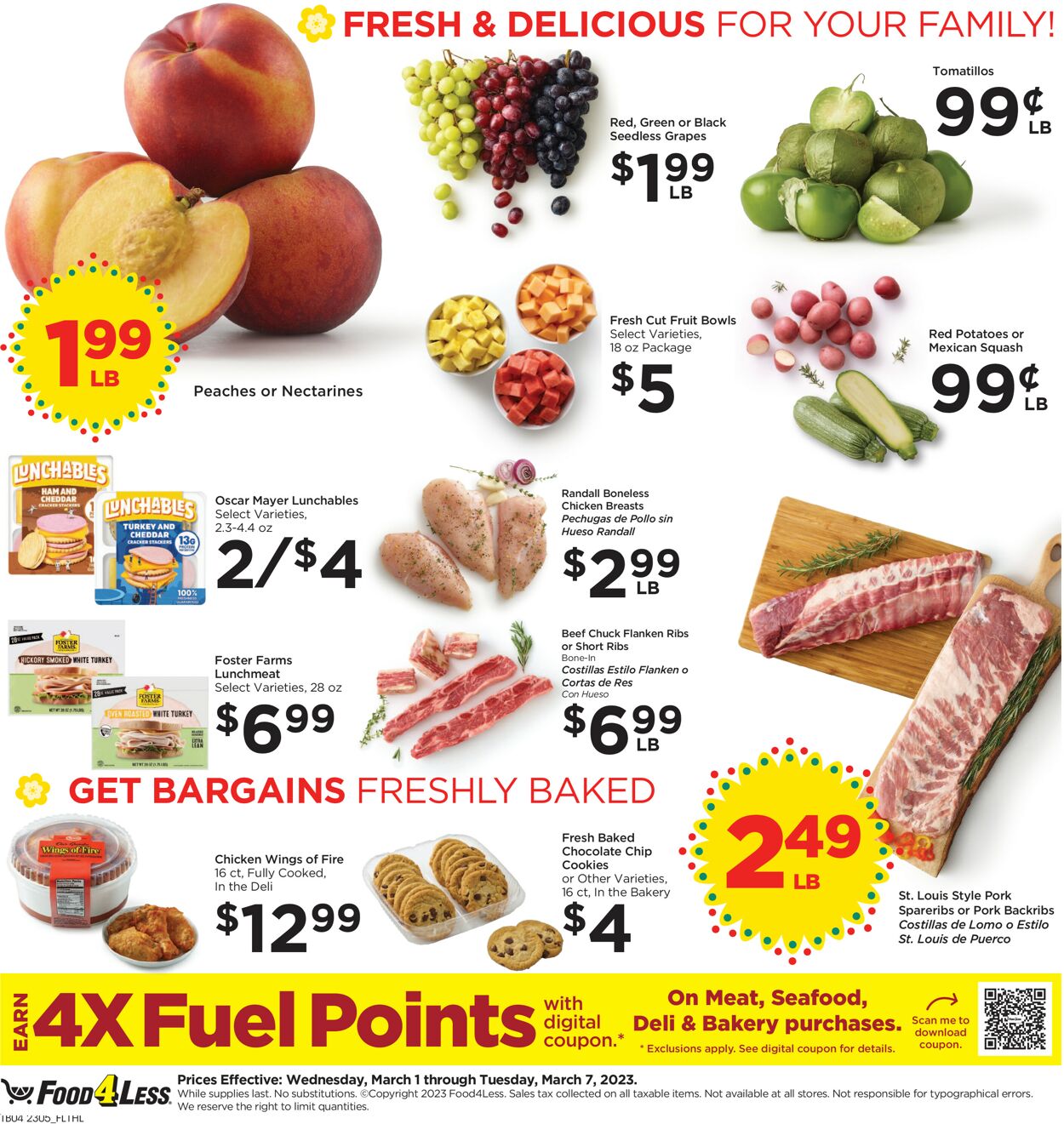 Food 4 Less Weekly Ad Circular - valid 03/01-03/07/2023 (Page 6)