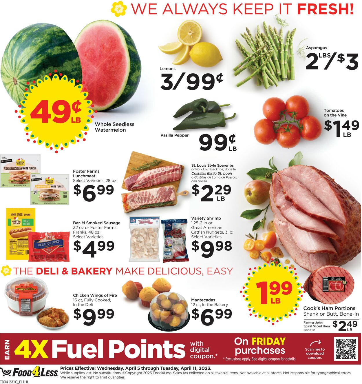 Food 4 Less Weekly Ad Circular - valid 04/05-04/11/2023 (Page 6)