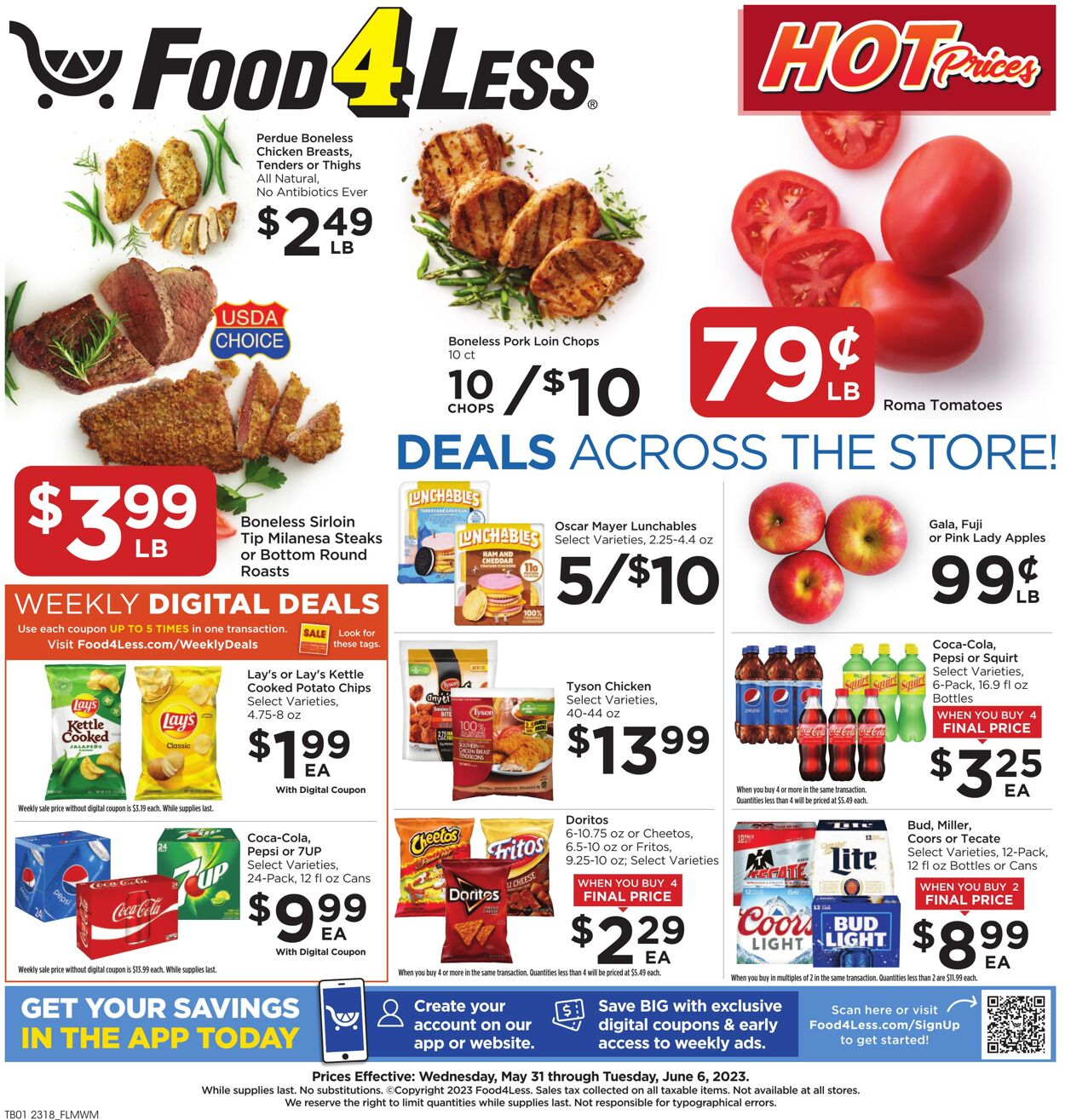 Food 4 Less Weekly Ad Circular - valid 05/31-06/06/2023