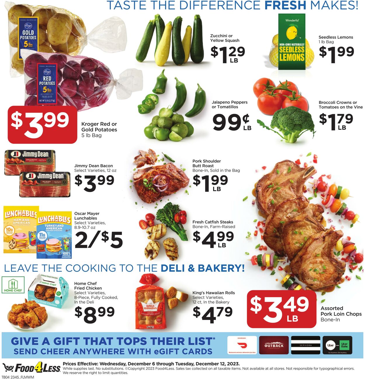 Food 4 Less Weekly Ad Circular - valid 12/06-12/12/2023 (Page 6)