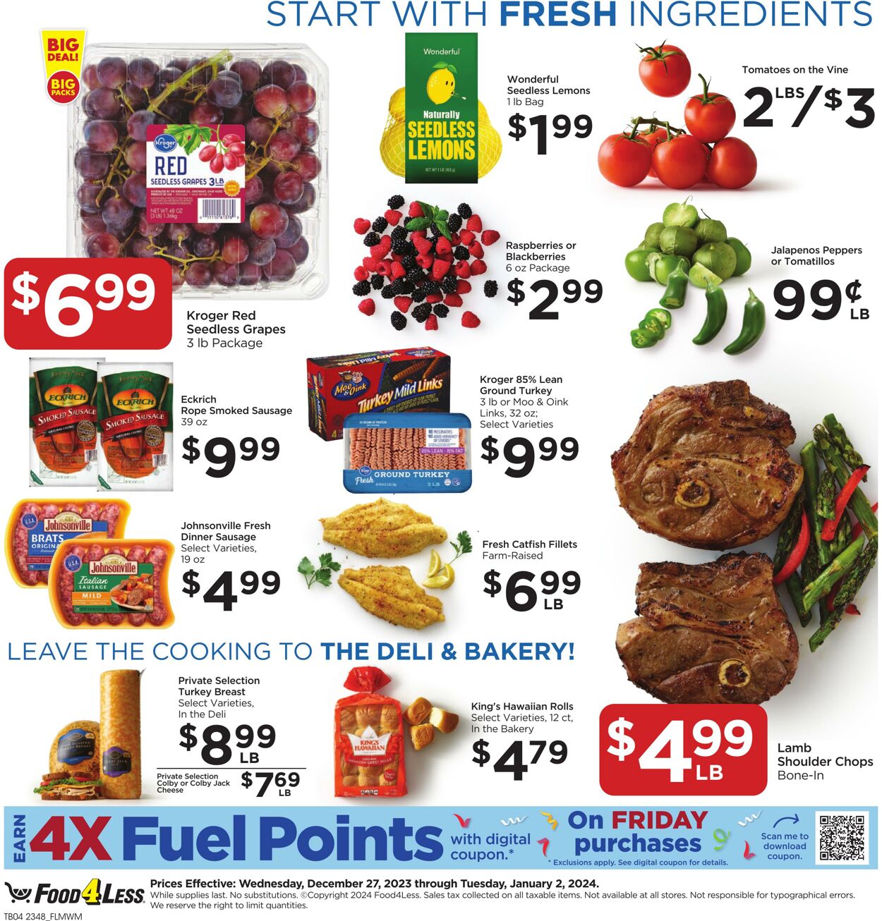 Food 4 Less Weekly Ad Circular - valid 12/27-01/02/2024 (Page 5)