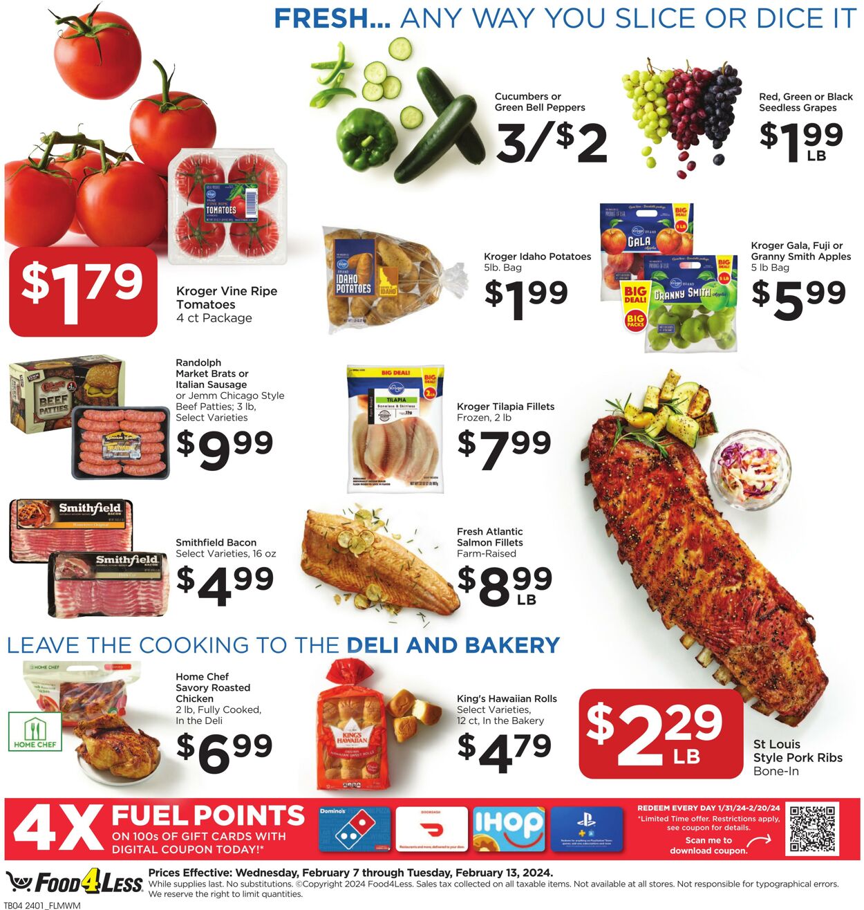 Food 4 Less Weekly Ad Circular - valid 02/07-02/13/2024 (Page 6)