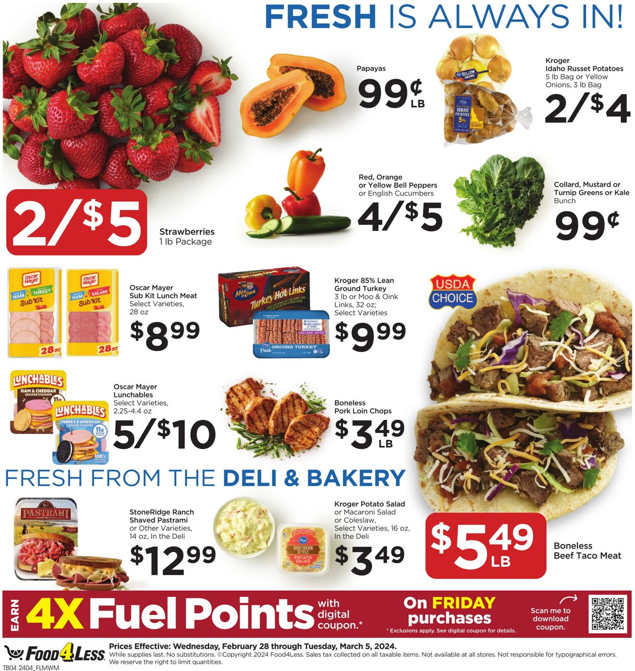 Food 4 Less Weekly Ad Circular - valid 02/28-03/05/2024 (Page 5)