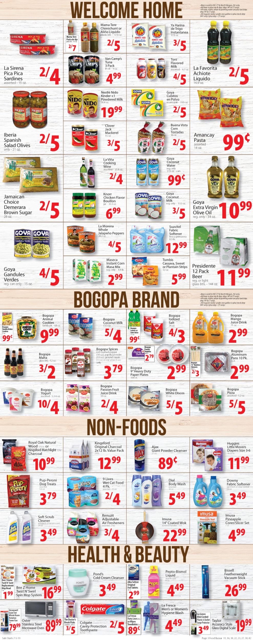 Food Bazaar Weekly Ad Circular - valid 07/05-07/10/2019 (Page 3)