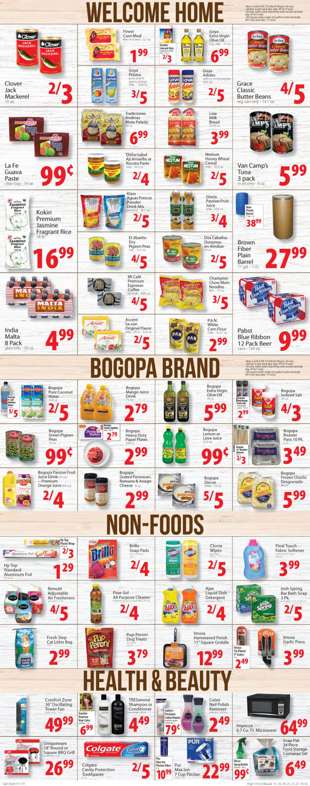 Food Bazaar Weekly Ad Circular - valid 08/01-08/07/2019 (Page 3)