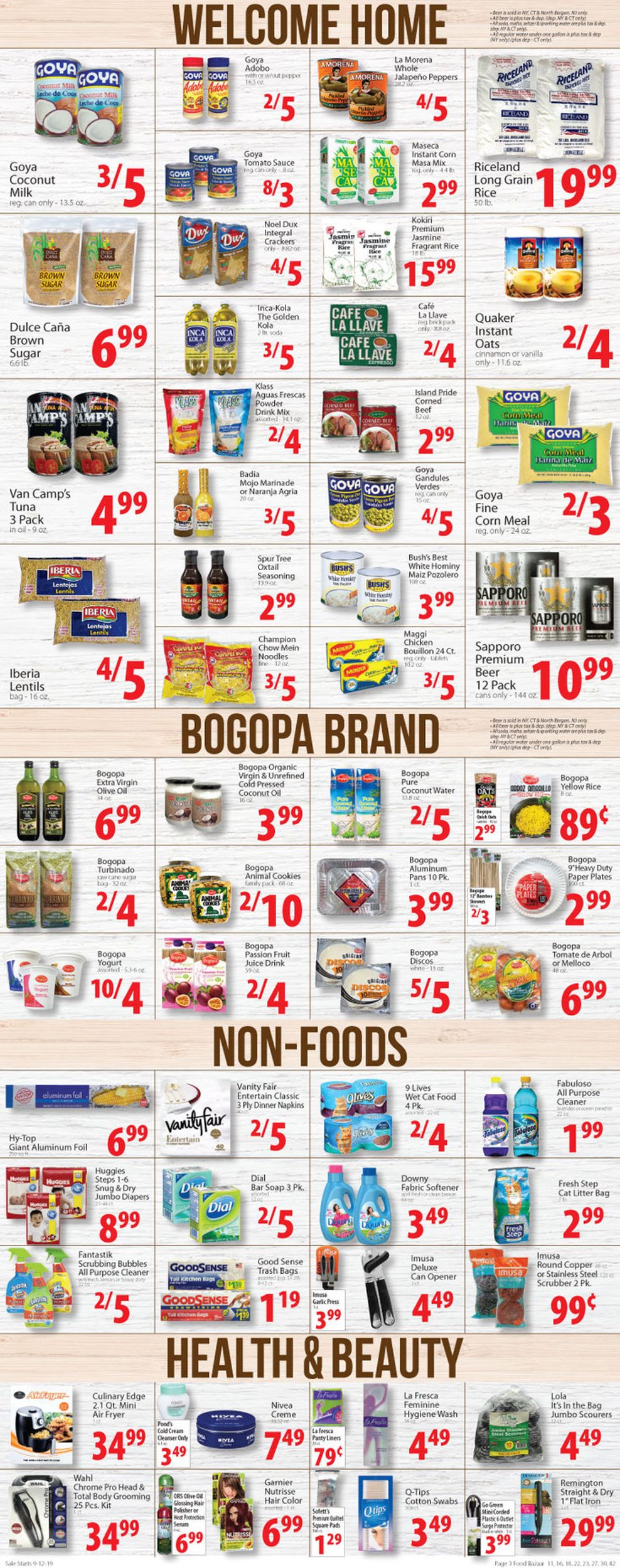 Food Bazaar Weekly Ad Circular - valid 09/12-09/18/2019 (Page 3)