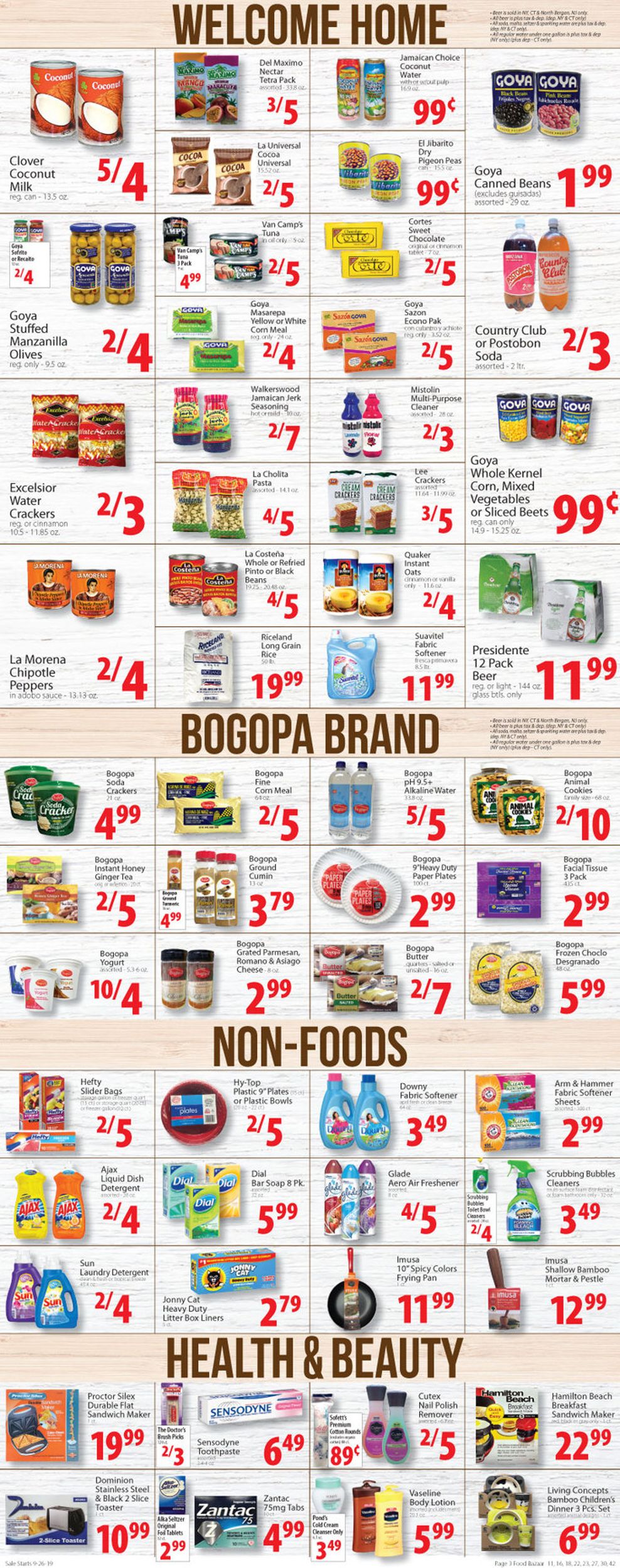 Food Bazaar Weekly Ad Circular - valid 09/26-10/02/2019 (Page 3)