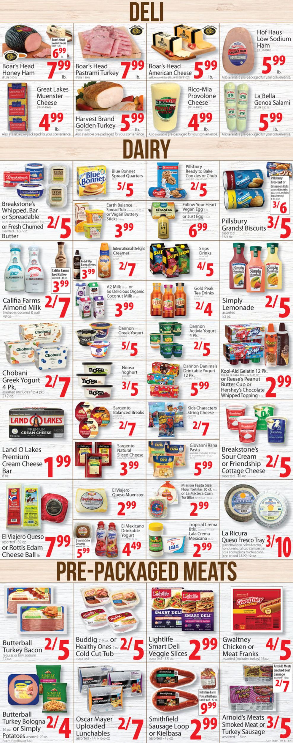 Food Bazaar Weekly Ad Circular - valid 10/17-10/23/2019 (Page 4)