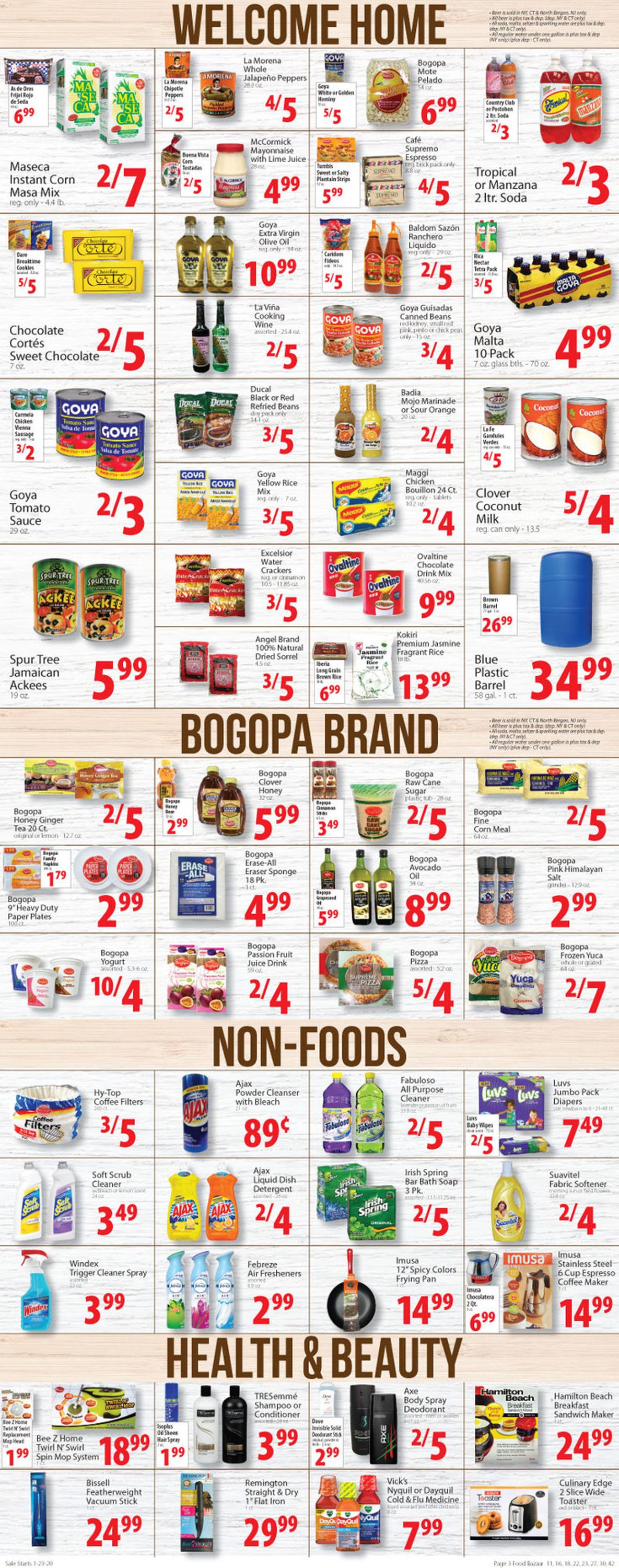 Food Bazaar Weekly Ad Circular - valid 01/23-01/29/2020 (Page 3)