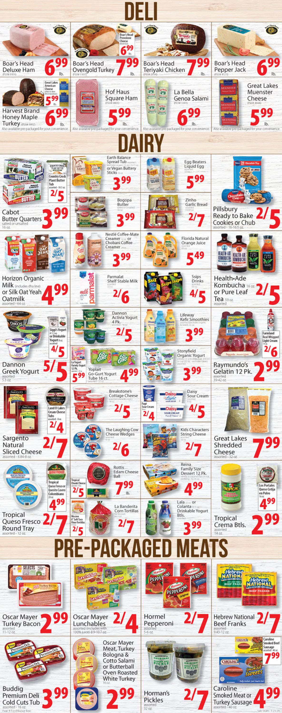 Food Bazaar Weekly Ad Circular - valid 01/23-01/29/2020 (Page 4)