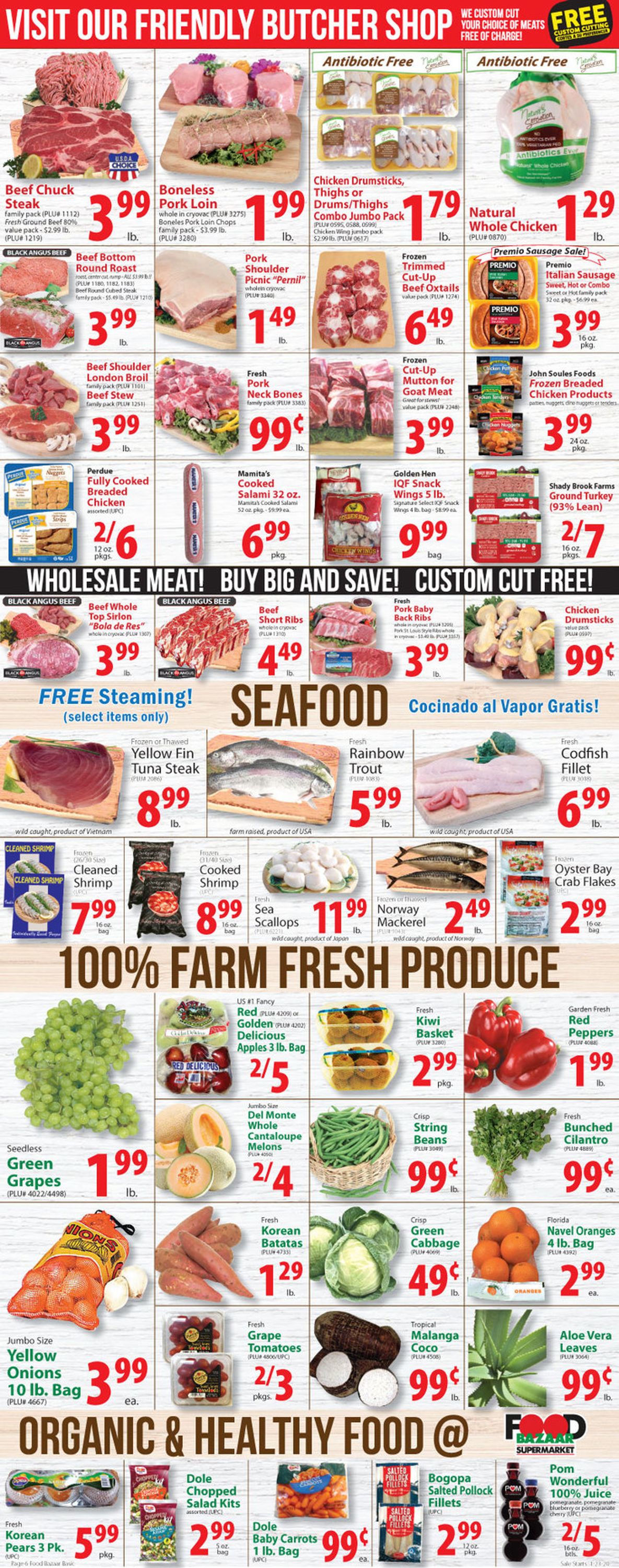 Food Bazaar Weekly Ad Circular - valid 01/23-01/29/2020 (Page 6)