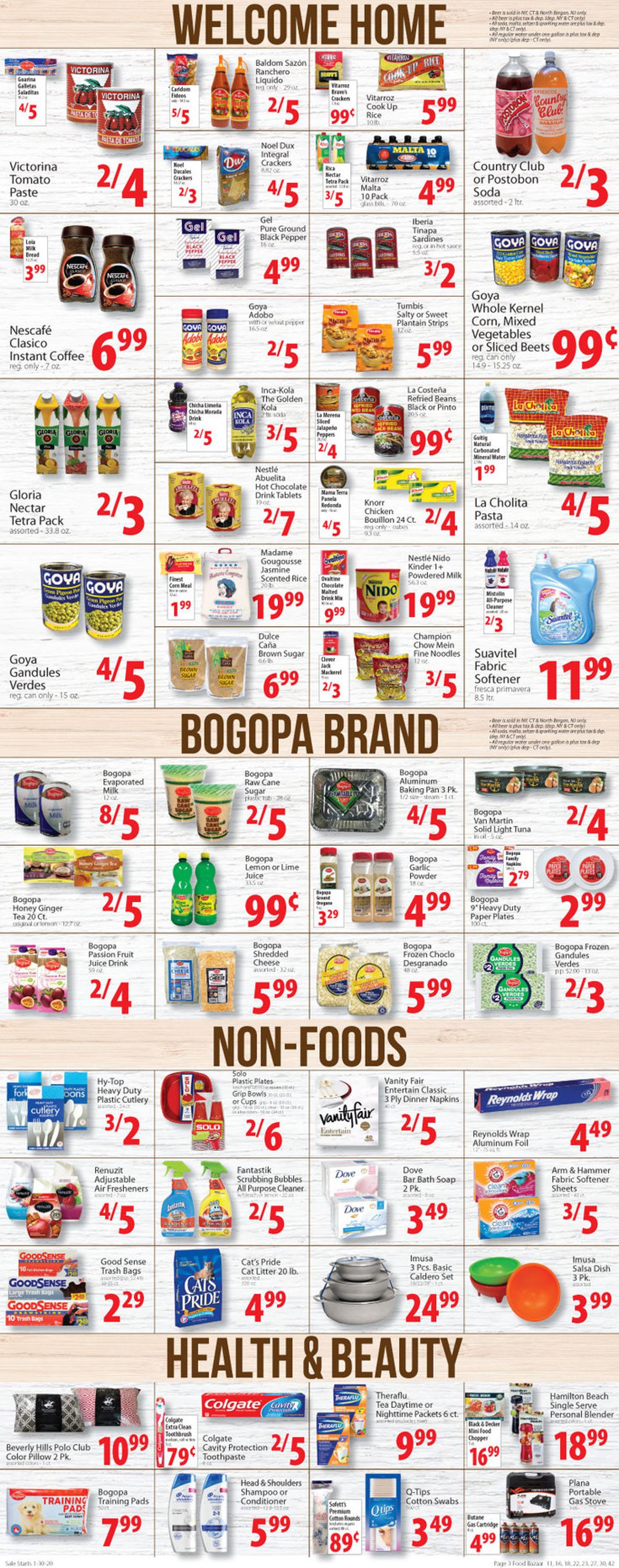 Food Bazaar Weekly Ad Circular - valid 01/30-02/05/2020 (Page 3)