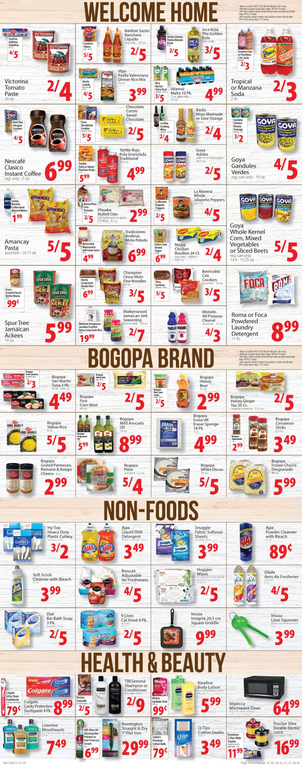 Food Bazaar Weekly Ad Circular - valid 02/13-02/19/2020 (Page 3)