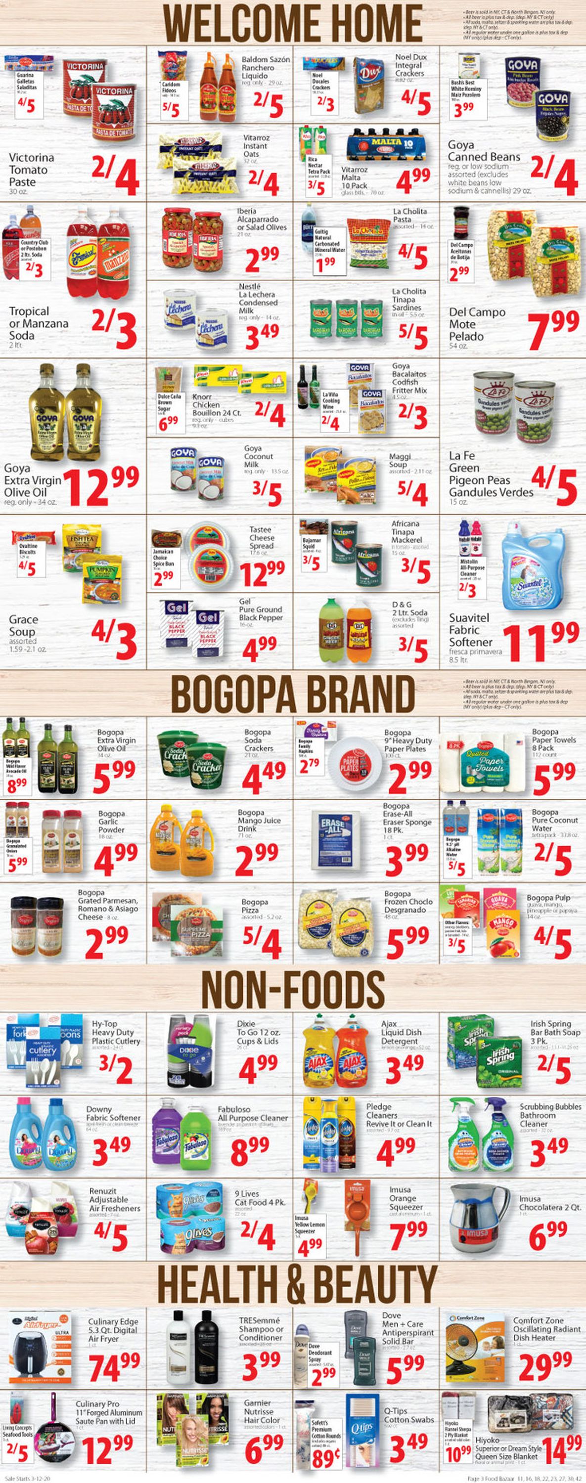 Food Bazaar Weekly Ad Circular - valid 03/12-03/18/2020 (Page 3)