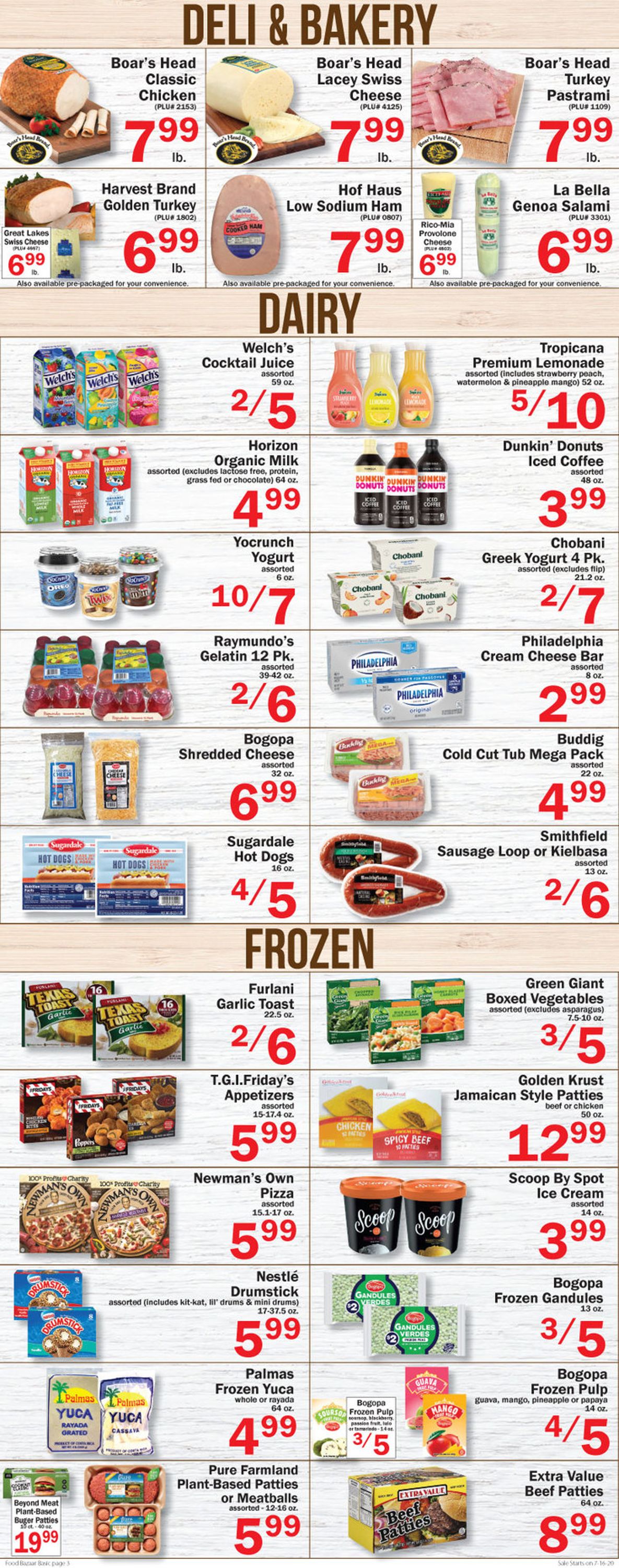 Food Bazaar Weekly Ad Circular - valid 07/16-07/22/2020 (Page 3)