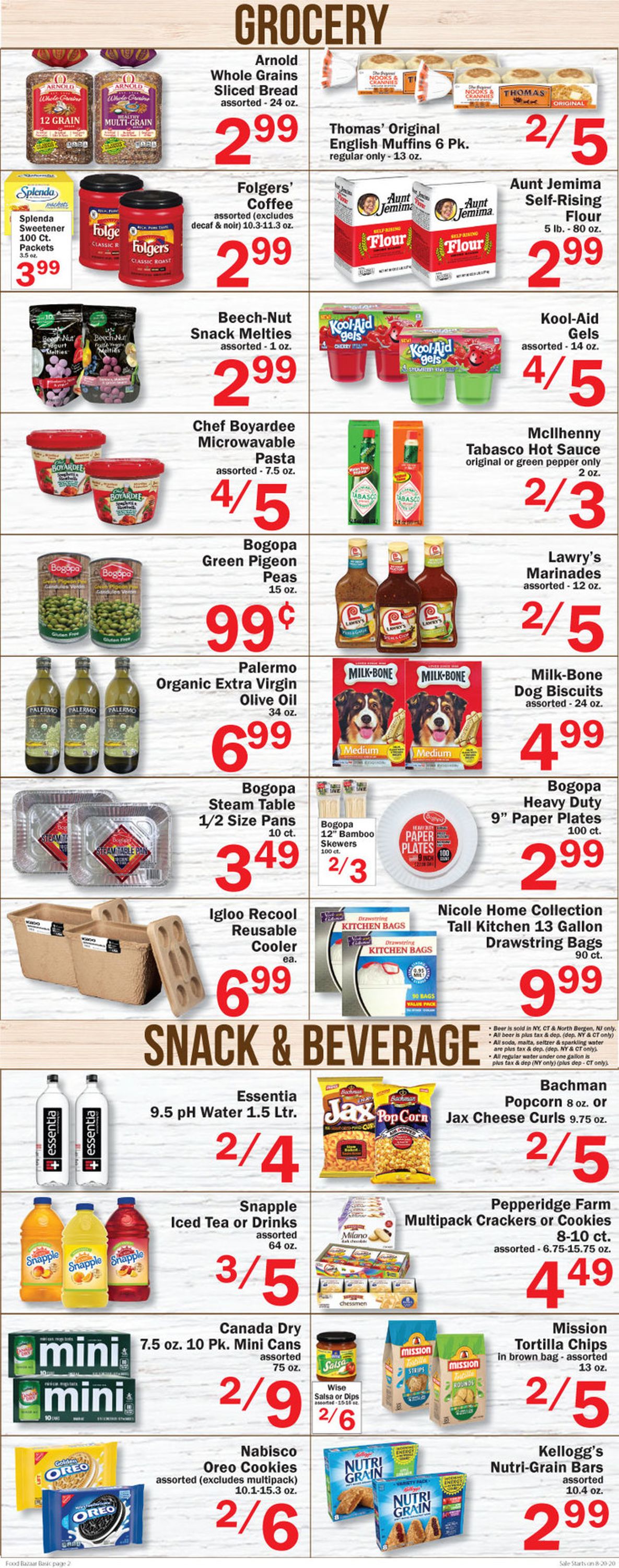 Food Bazaar Weekly Ad Circular - valid 08/20-08/26/2020 (Page 2)