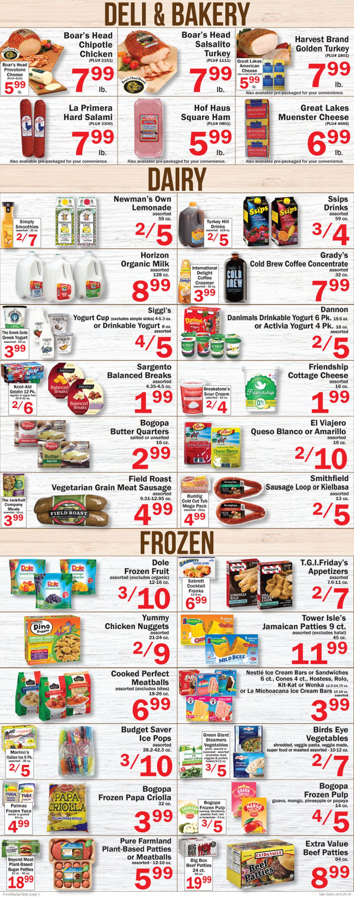 Food Bazaar Weekly Ad Circular - valid 09/24-09/30/2020 (Page 3)